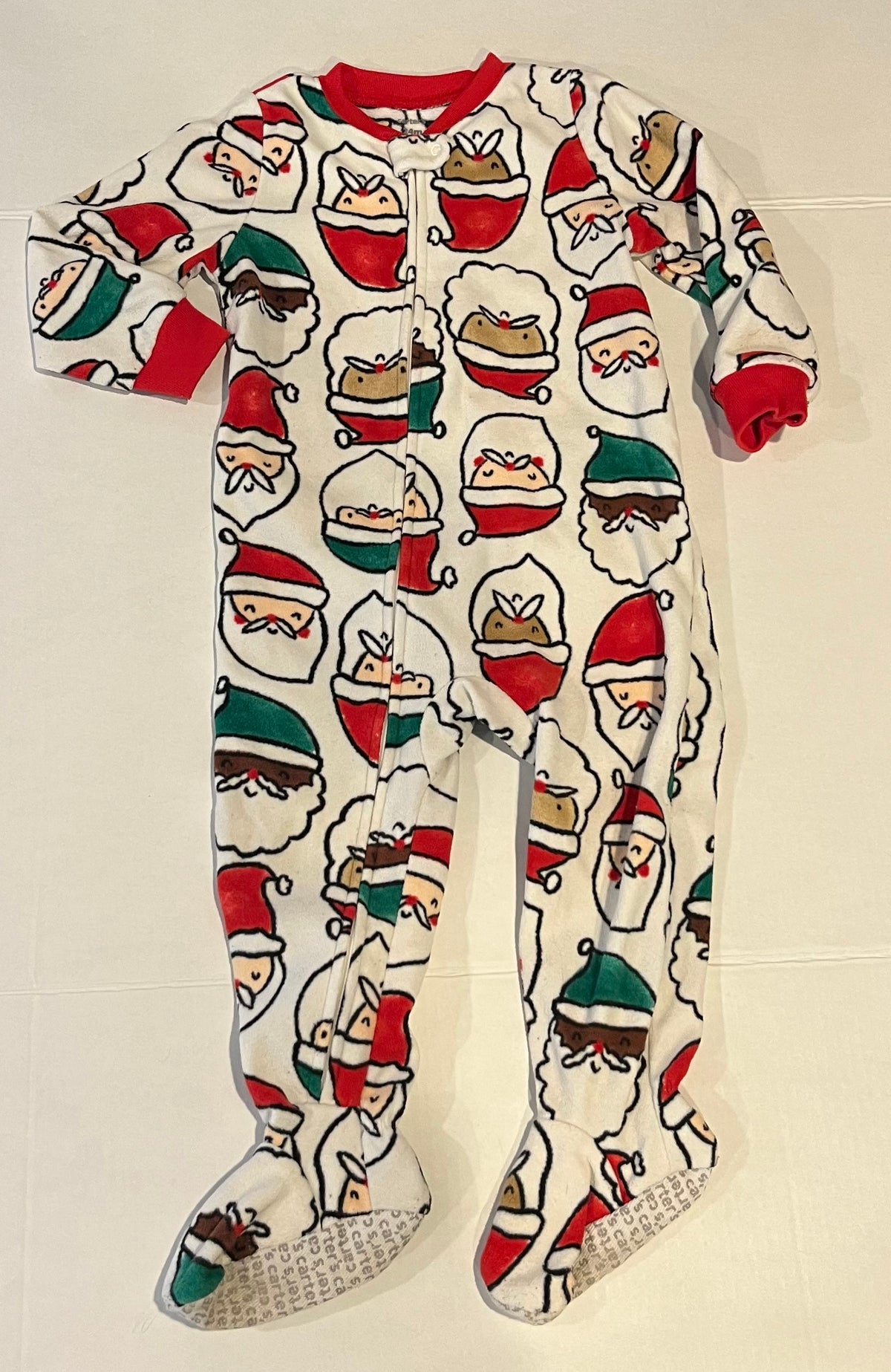 #70 Carters 24m Footed Santa Sleeper