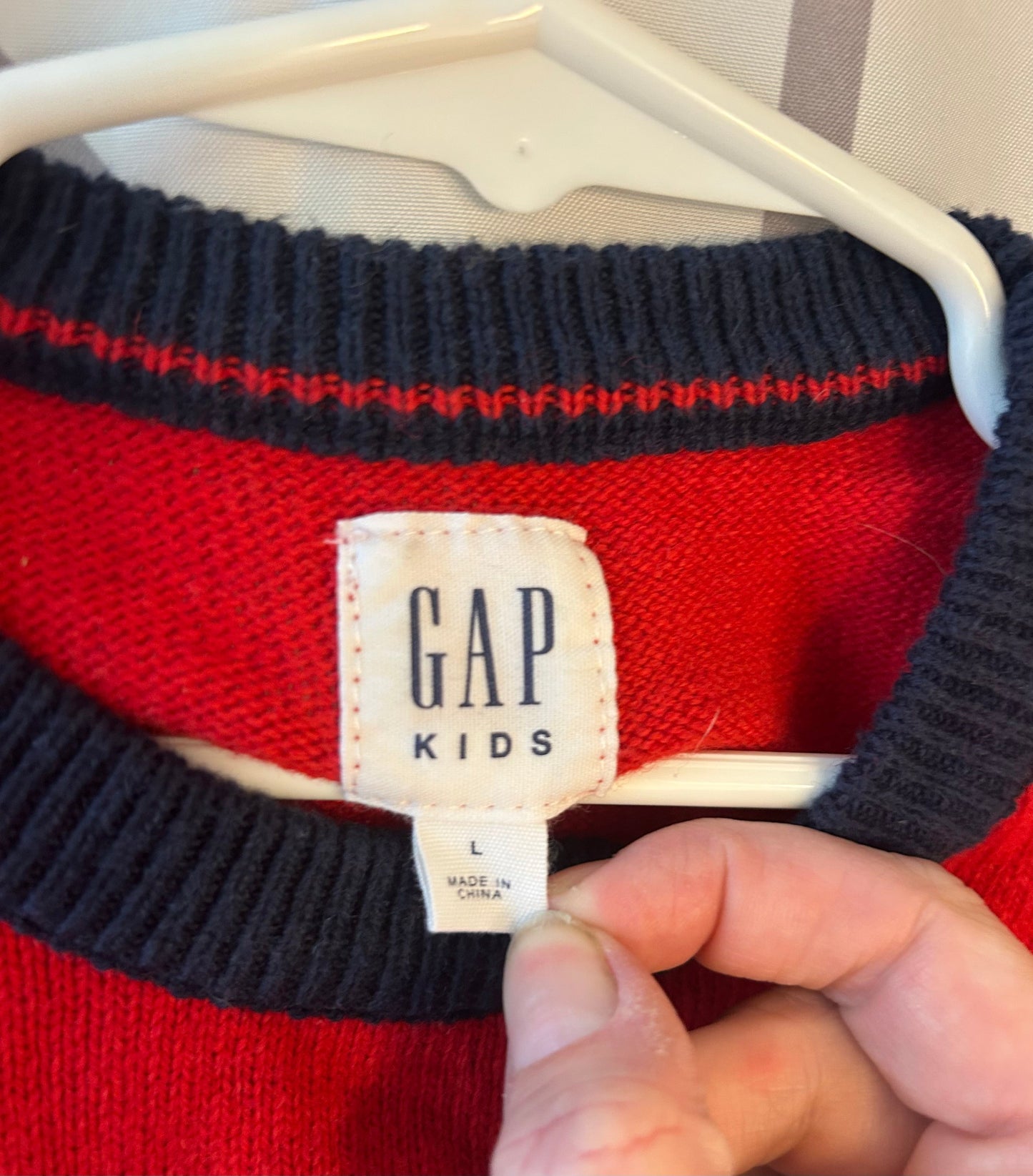 Reduced! Seller #18 Gap Kids Striped Sweater Boys Size L