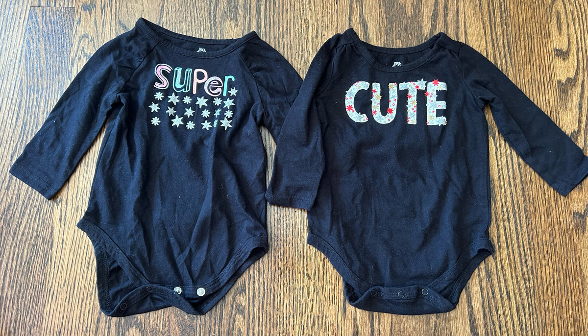 Seller 120, VGUC Girls 6M Onesies