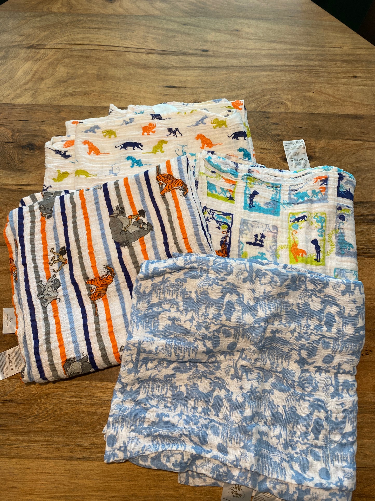 #14-Aden and anais muslin blankets, jungle book theme