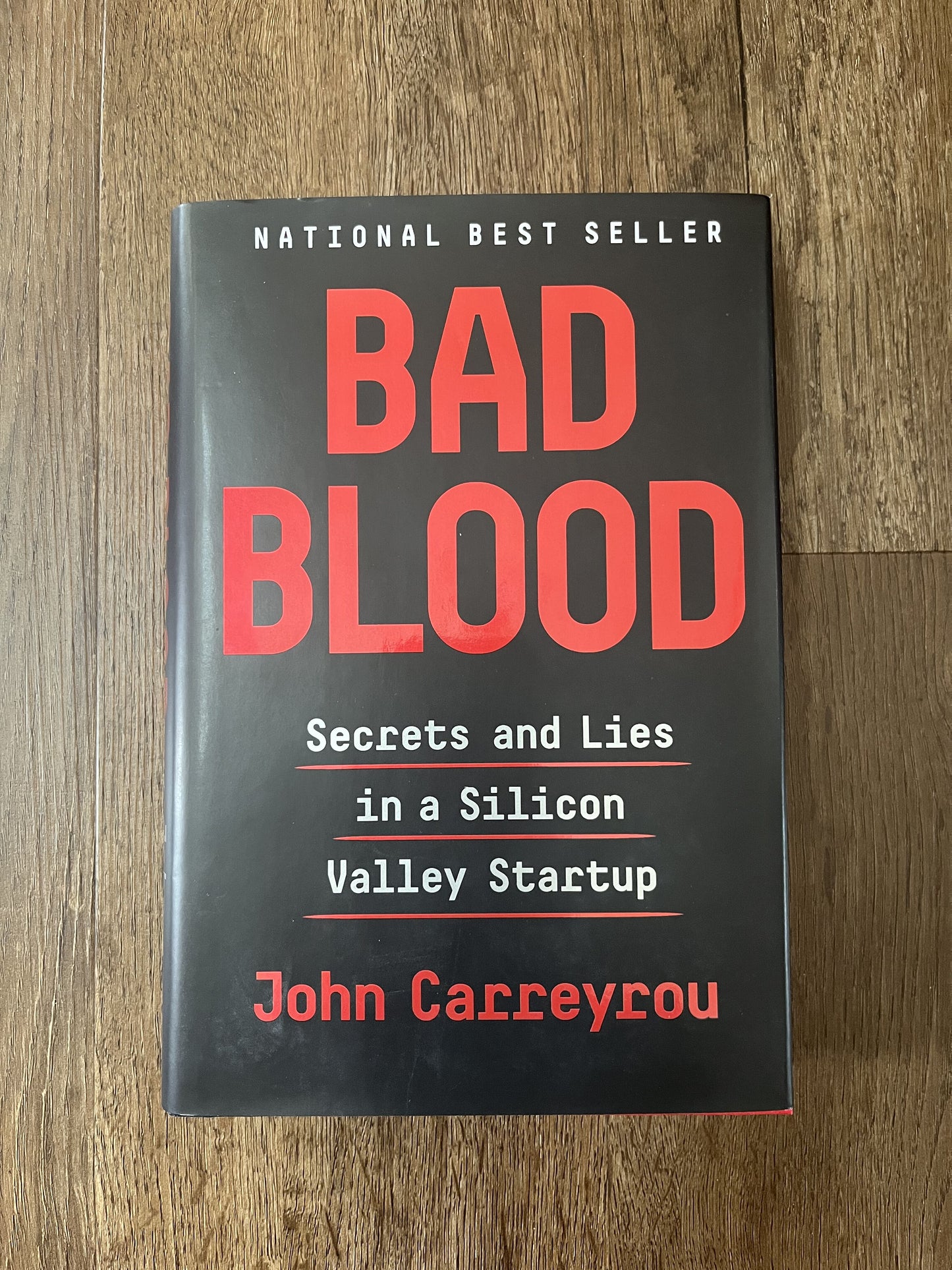#124 EUC Bad Blood Hard Cover Book