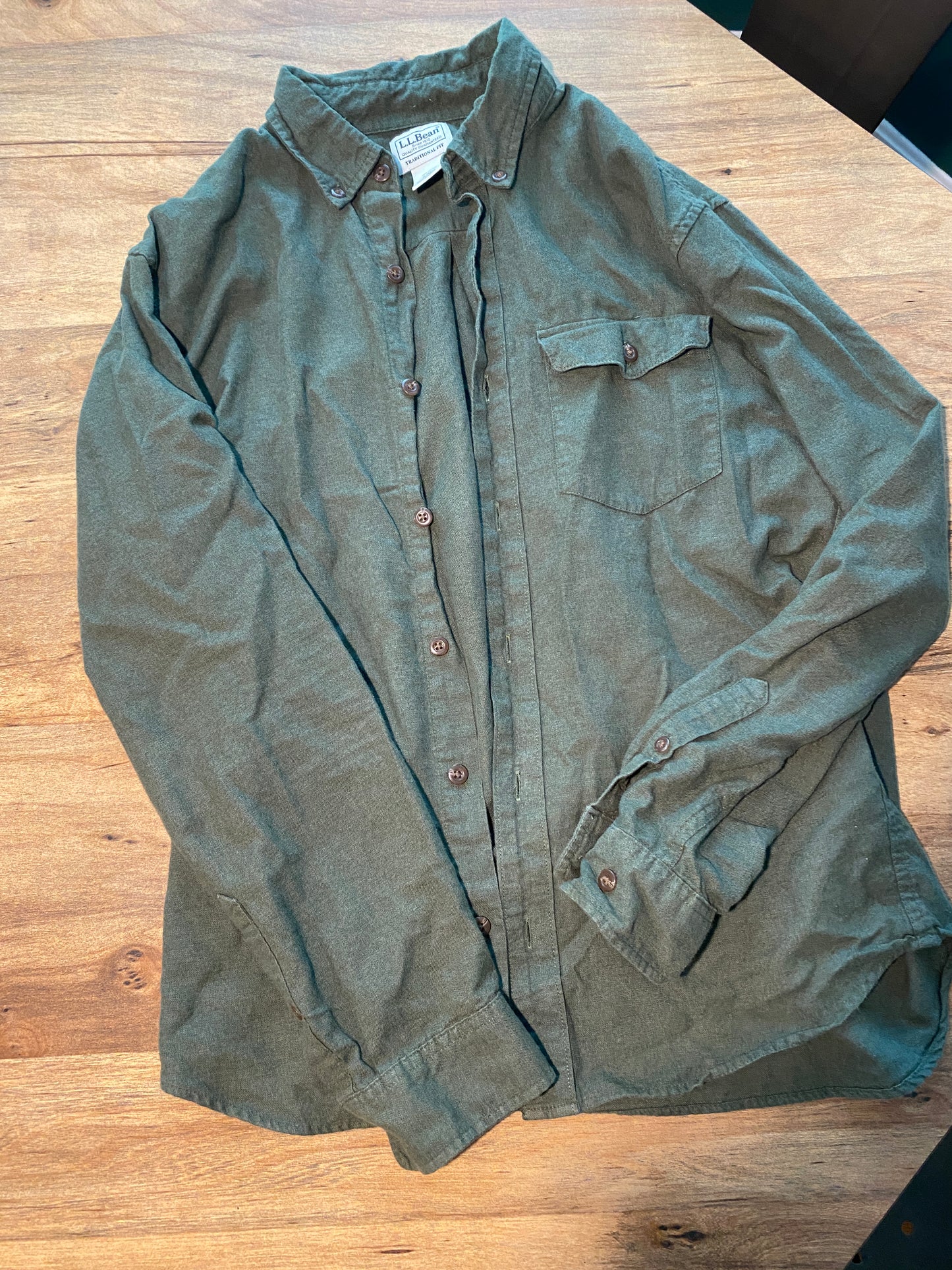 #14-L.L. Bean Men’s long sleeve, Small regular