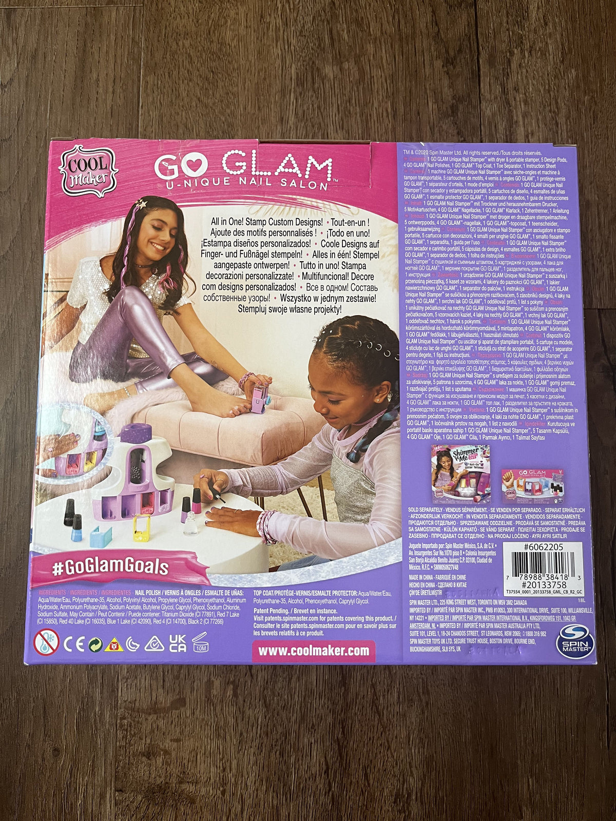 #126 NIB Cool Maker Go Glam Nail Salon Metallic Set