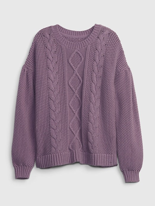 Reduced! Seller #18 Gap Kids Purple Cable Knit Girls Size 14-16