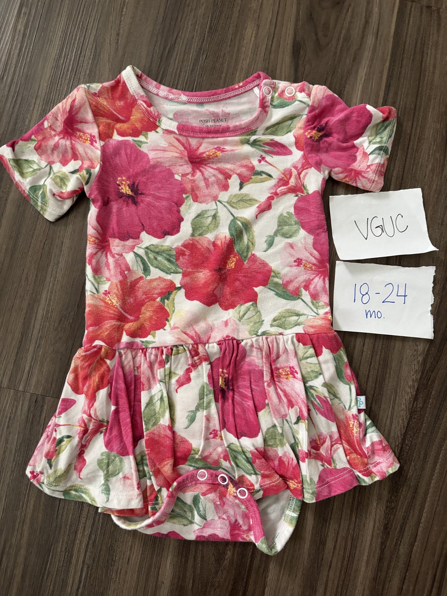 #77 - 18-24 Mo - VGUC Posh Peanut - Maui Dress