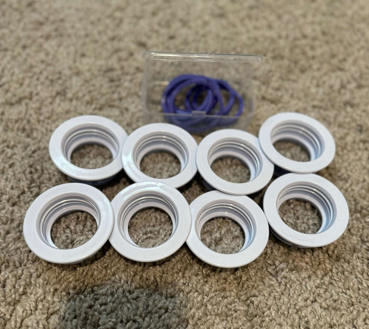 #187 Set of 4 Spectra Adapters to allow pumping into Medela, Ameda, and Original Dr. Brown's Bottles