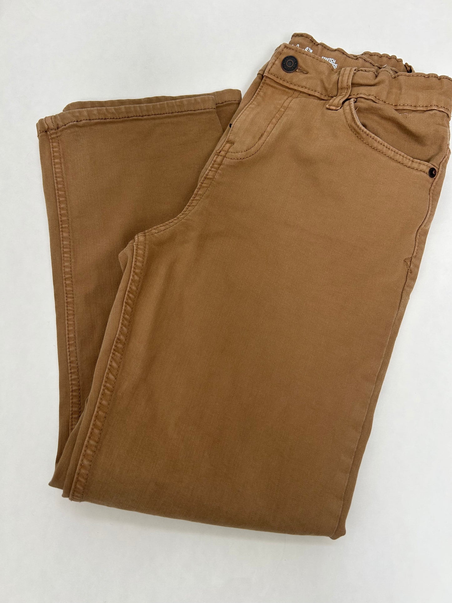 #200 Boys size 14 Cat & Jack khaki jeans adjustable waist