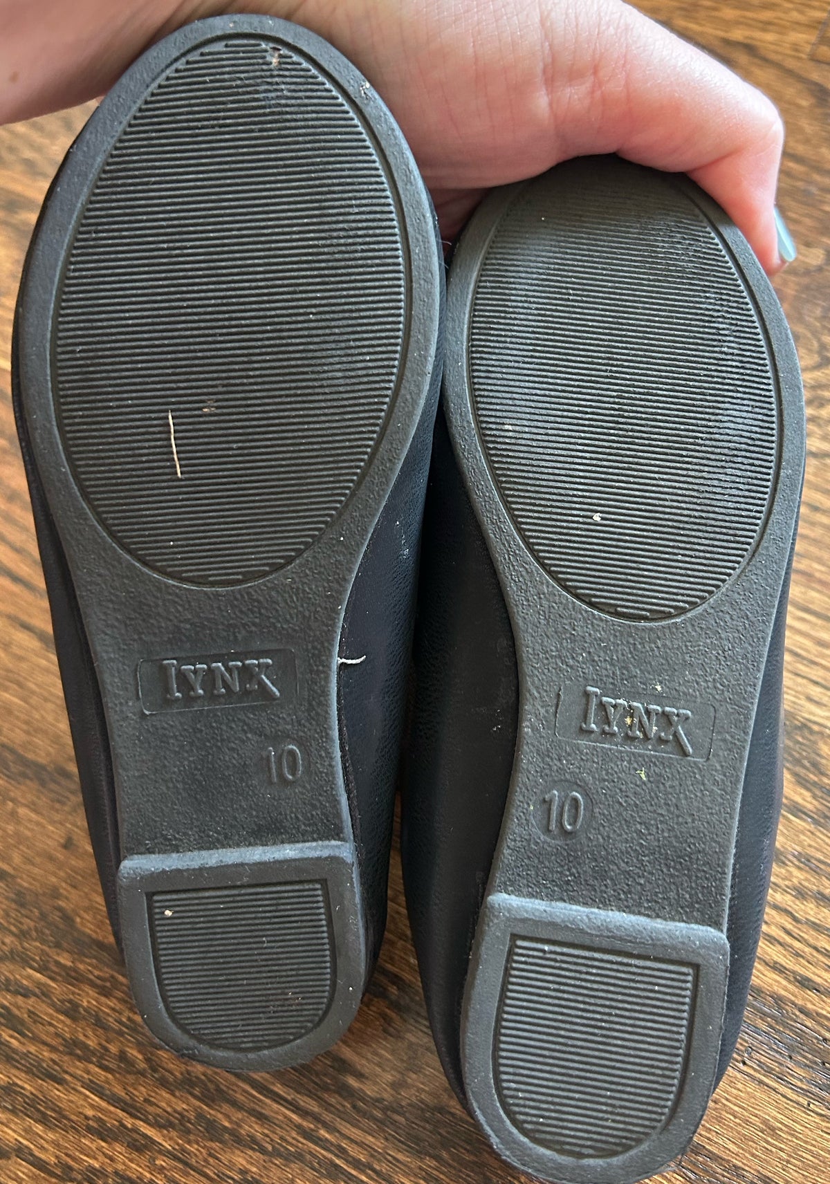 Seller 120, VGUC Girls Black Flats Size 10c
