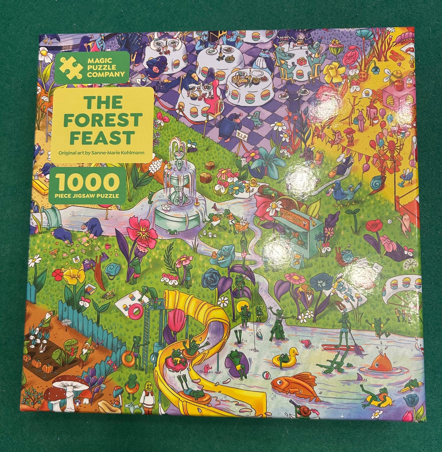 Seller #65 1,000 piece magic puzzle Forest feast