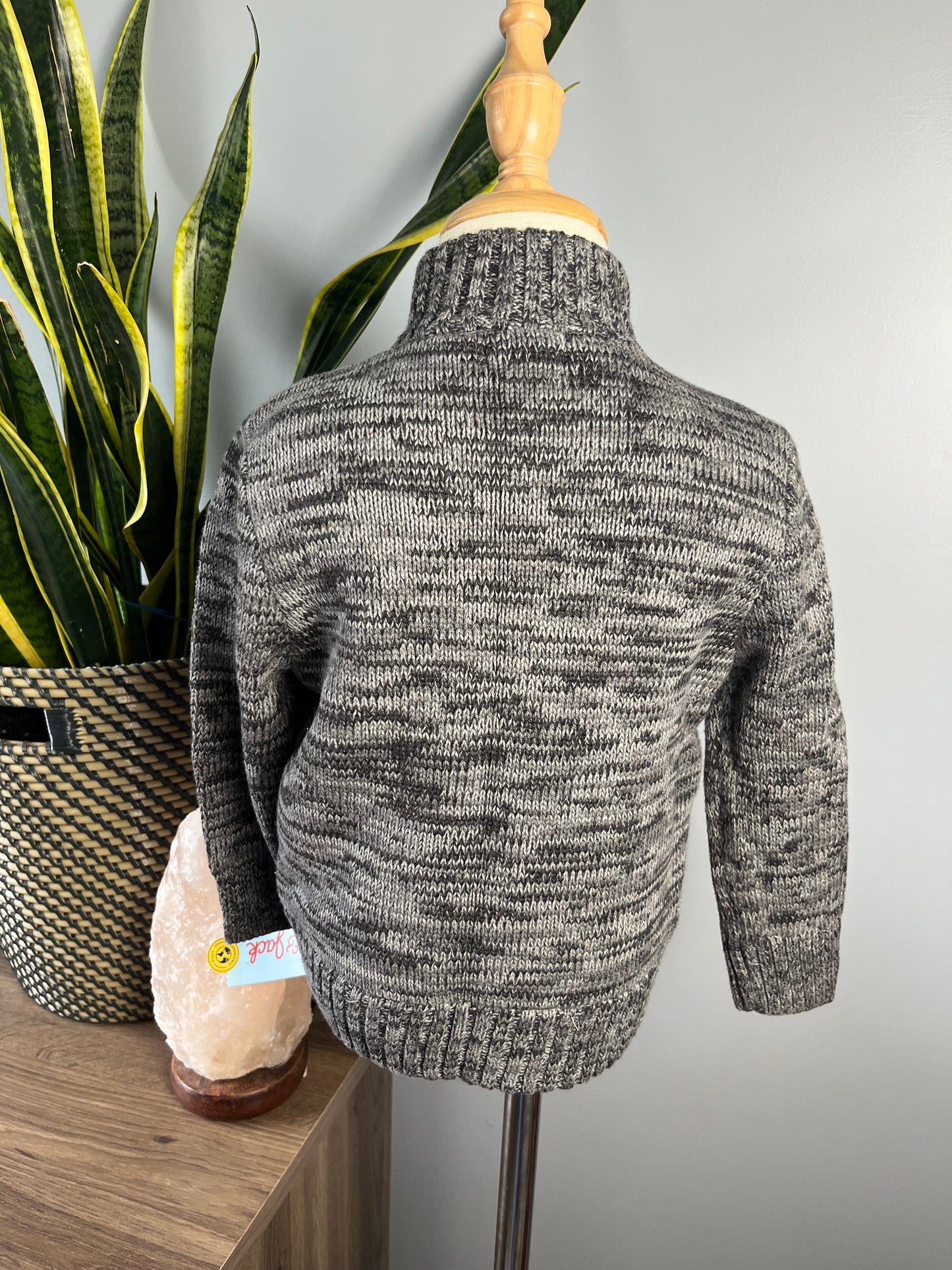 Seller#213 NWT 18m Buffalo Plaid Zip Front Sweater Cat&Jack