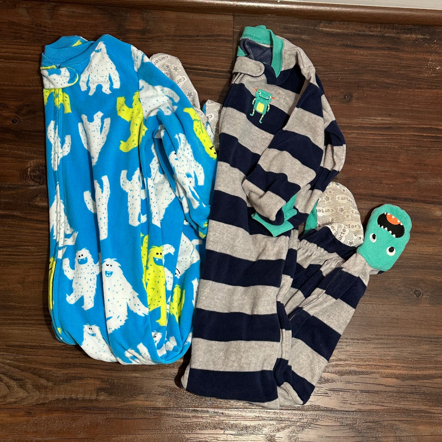 #162 Carters Boys Fleece PJs bundle 4t