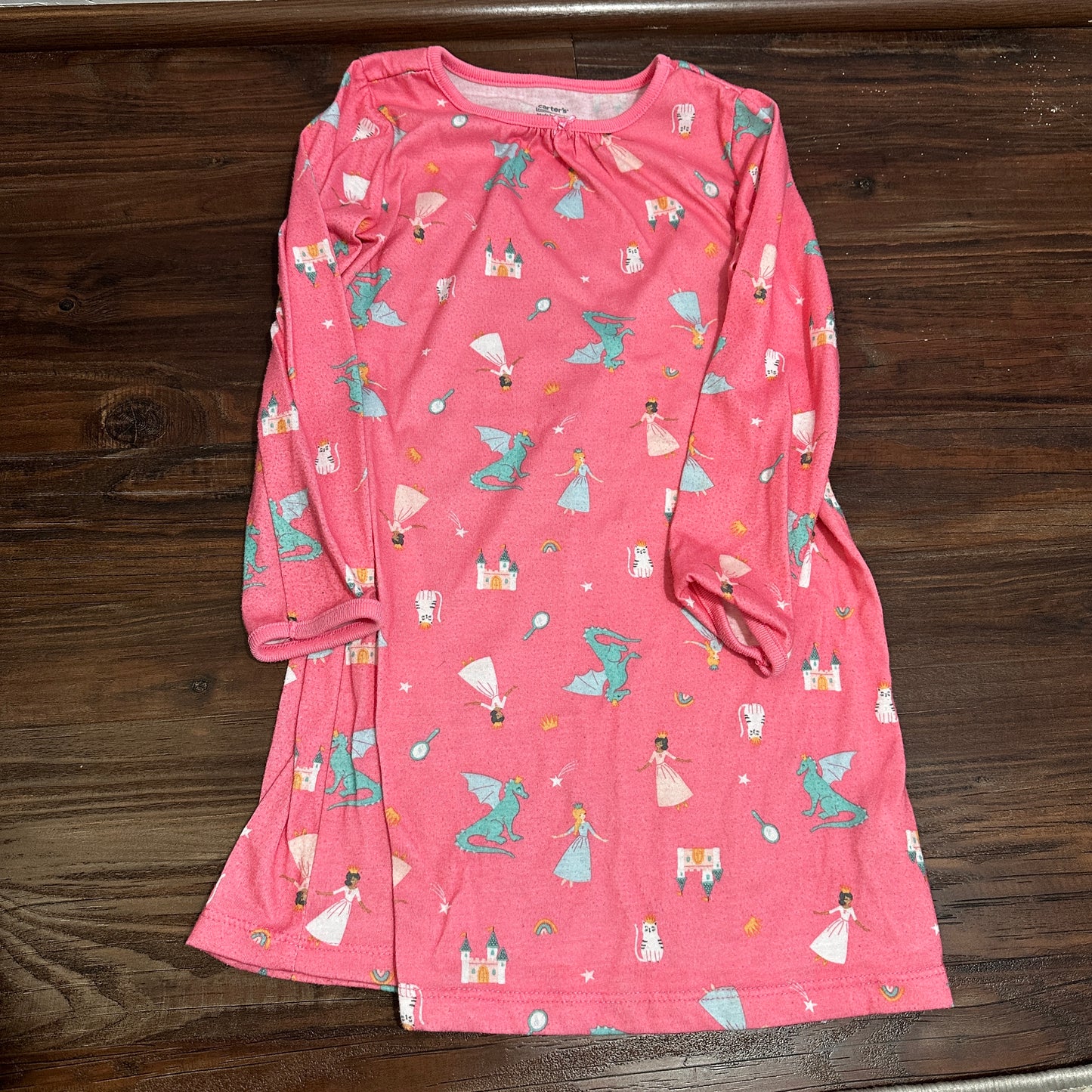 #162 Carters Pink Nightgown 5t