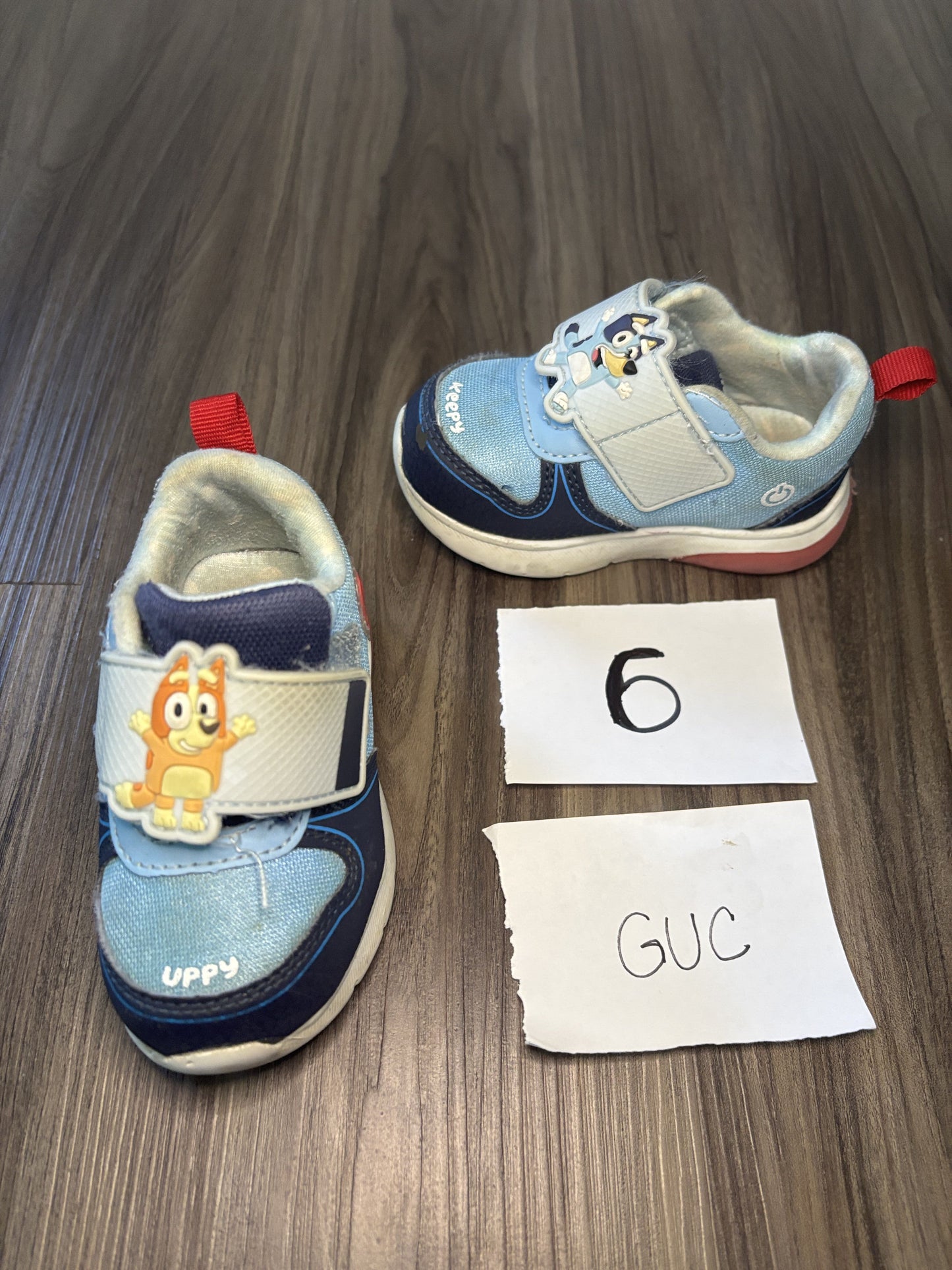 #138 - 6T - GUC Bluey Tennis Shoes - PU 45236