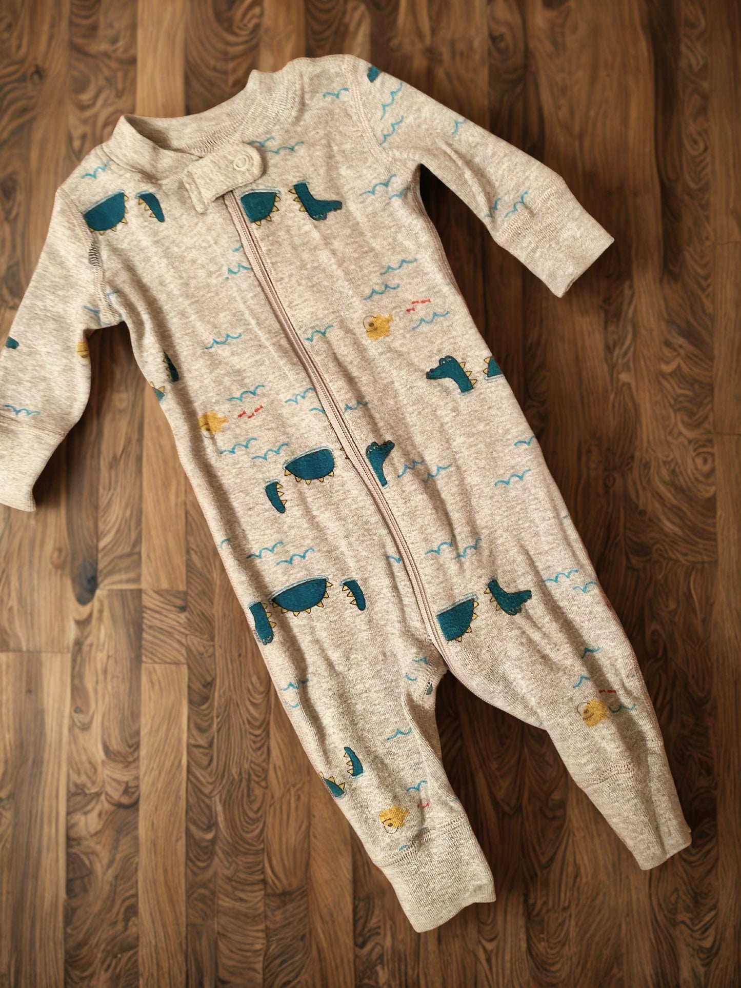 #193 - HA Hanna Andersson Pajama (Baby Sleeper), 0-3mo GUC