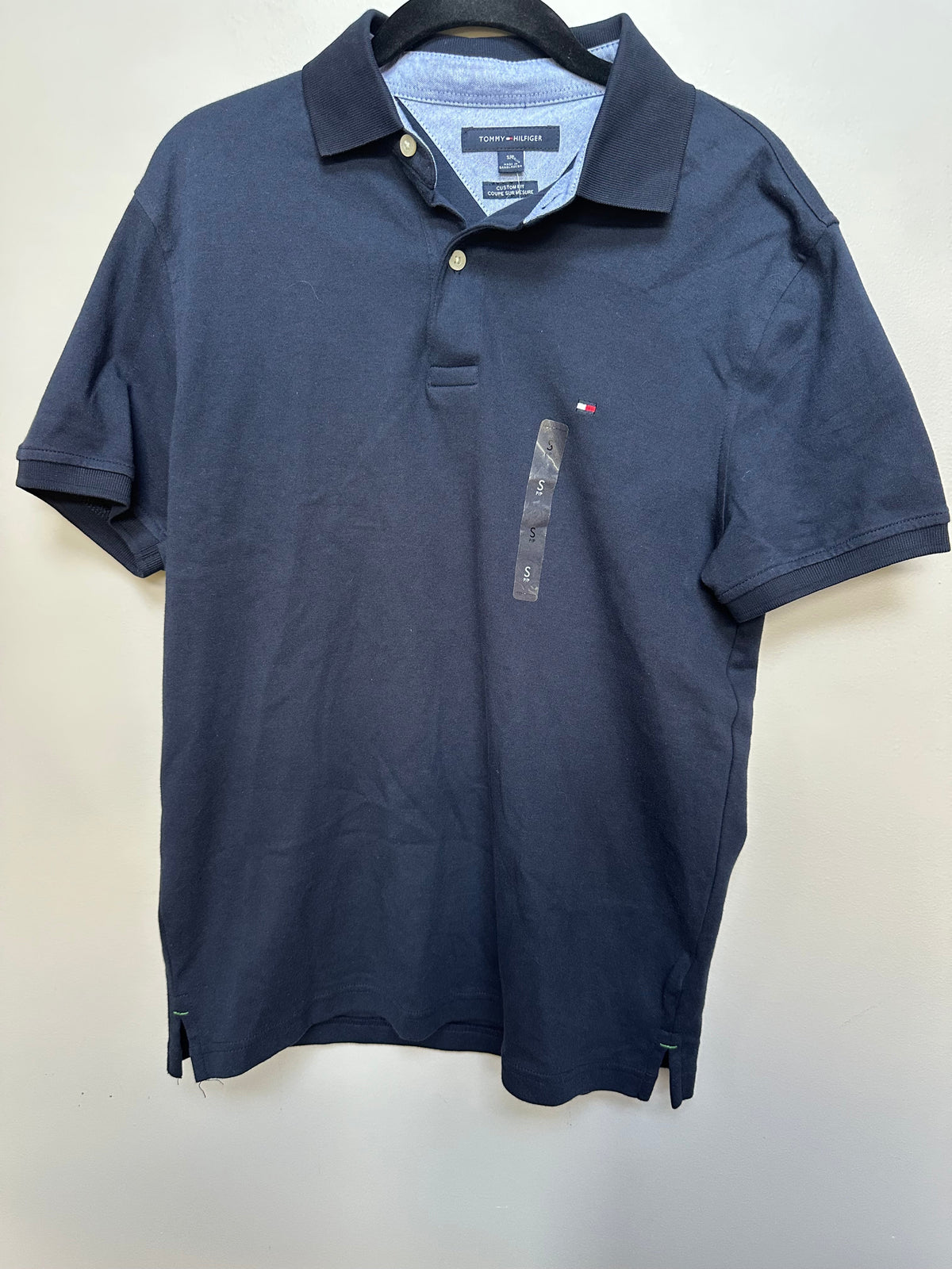 #130 NEW Tommy HIlfiger Sz S Men’s Navy Polo