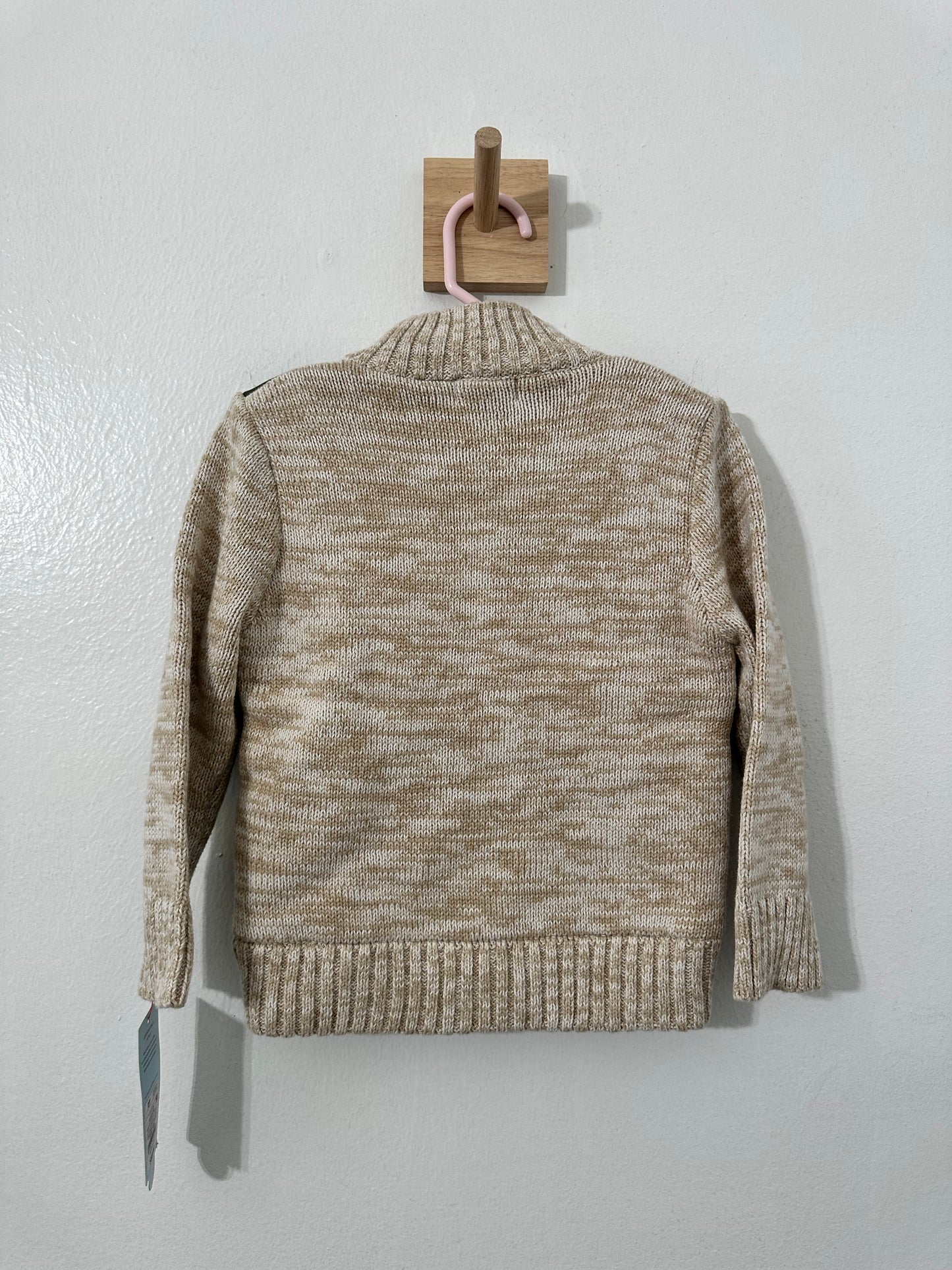 #111 Cat & Jack Quilted Sweater Zip Up Jacket 2T NWT