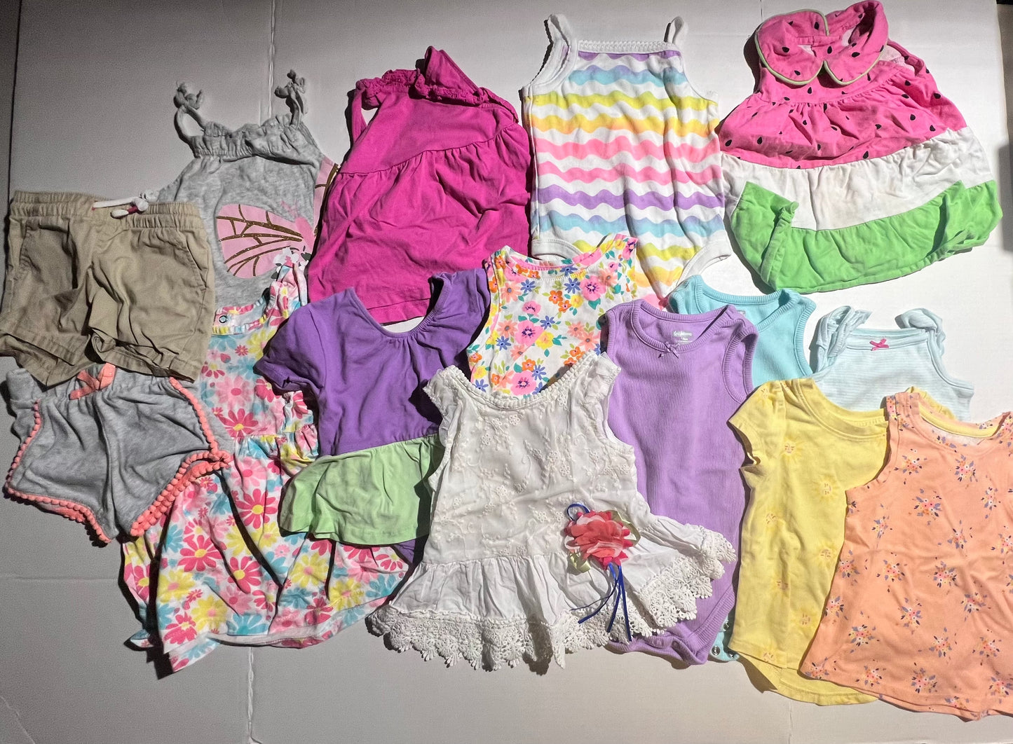 #100 Girls 18mo Large Summer Bundle
