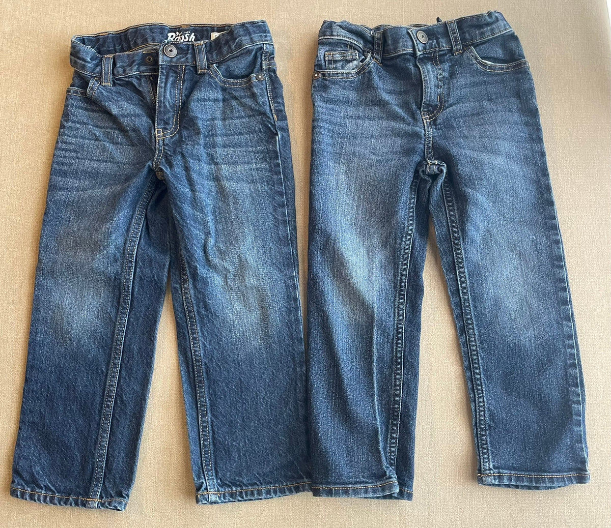 Seller #12 | Bgosh | Bundle of 2 | Boys Classic Jeans | Snap Closure and Adjustable Waist | VGUC | Size 4T