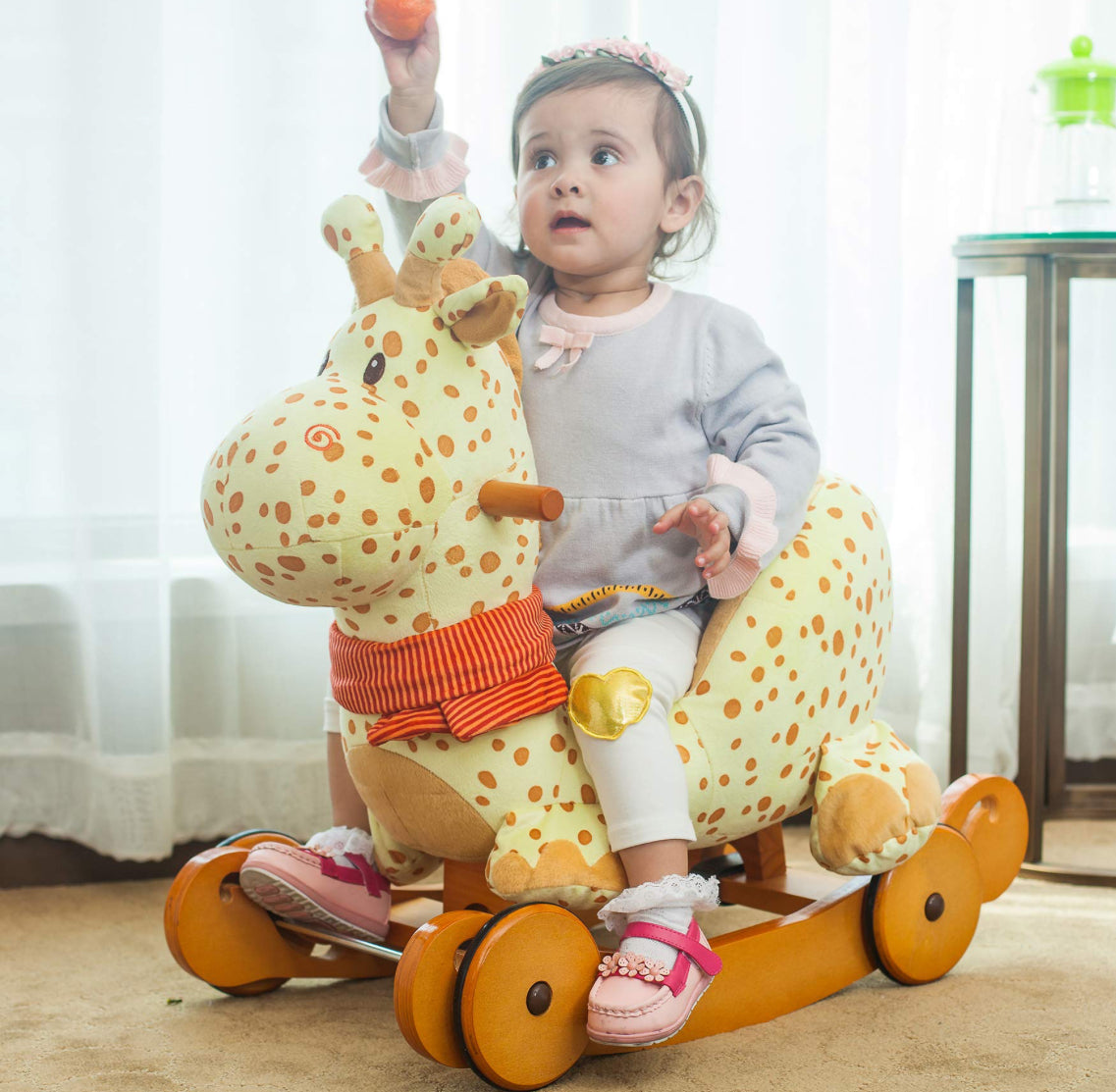 Seller#213 Toddler Giraffe Rocking Horse EUC!