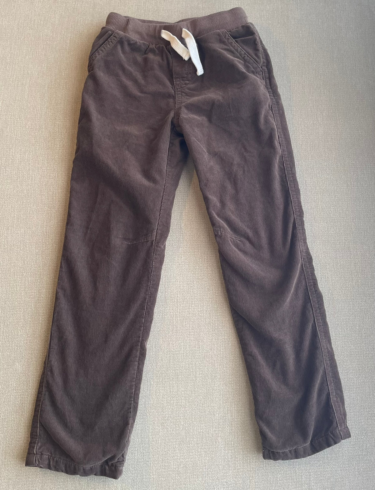 Seller #12 | Cat and Jack | Boys Dark Brown Cordaroy Straight Pants | Elastic Waist and Funtional Tie | VGUC | Size 5T