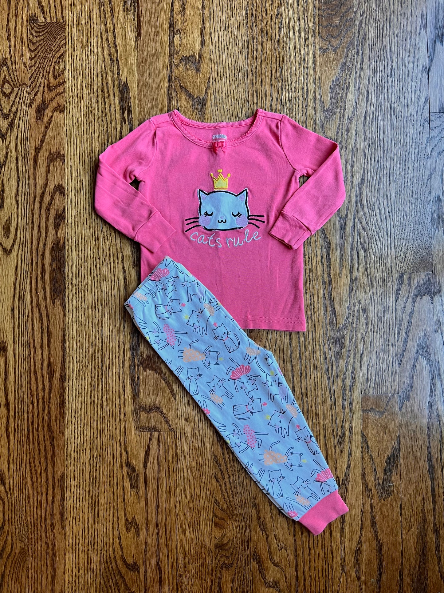 Seller #115 - Gymboree Baby Girl 18-24M Cat Pajamas, VGUC