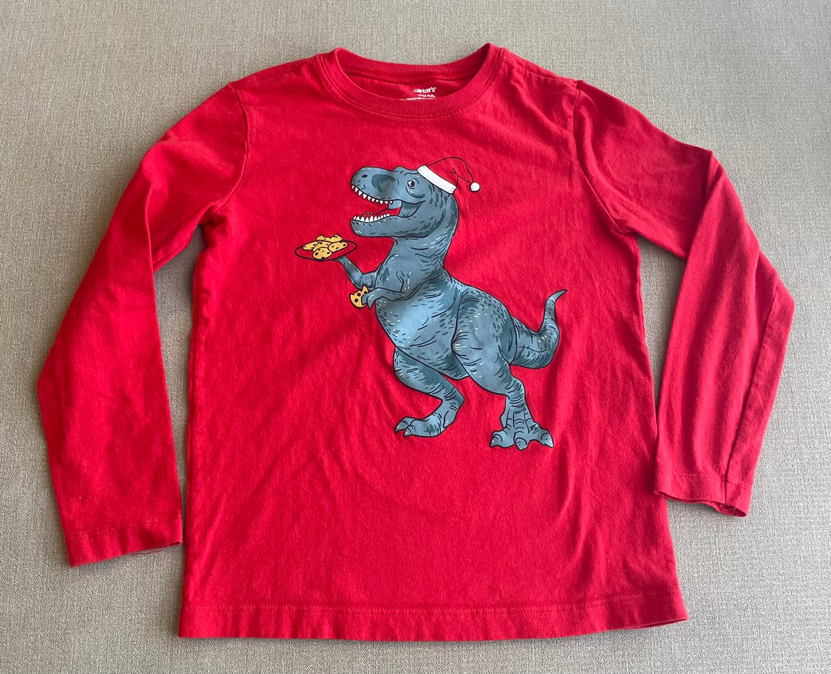 Seller #12 | Carter's | Red, Long Sleeve, Christmas Shirt | EUC | Size 4T