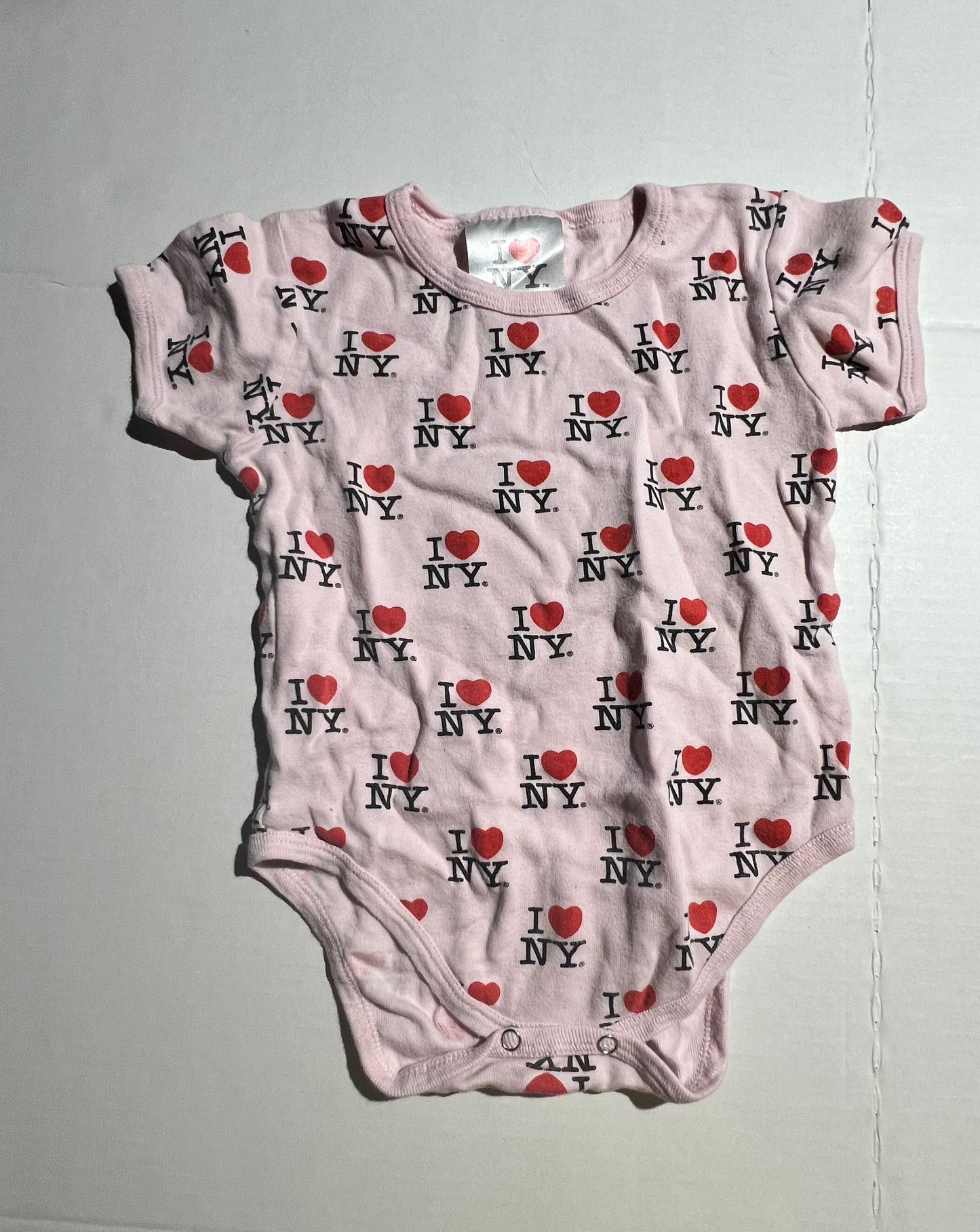 #100 Girls 24mo NY Onesie