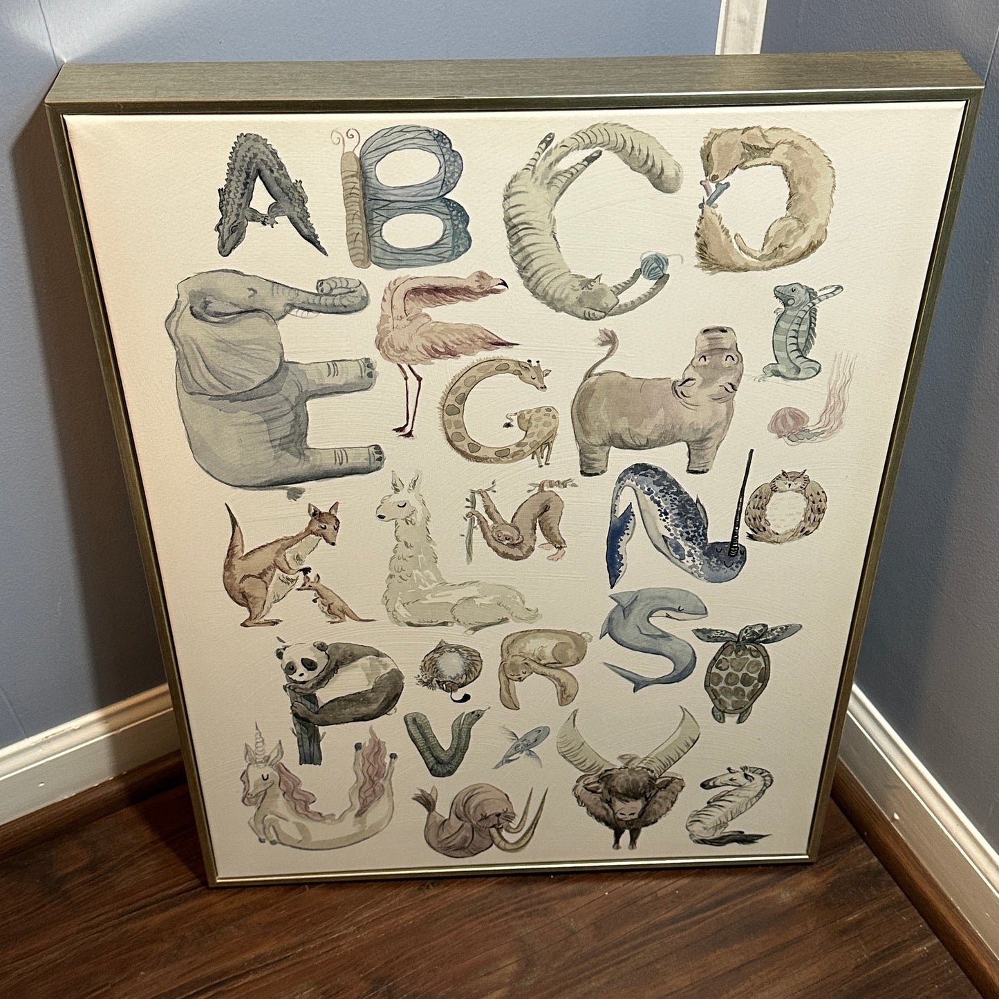 #162 ABC Animals Print