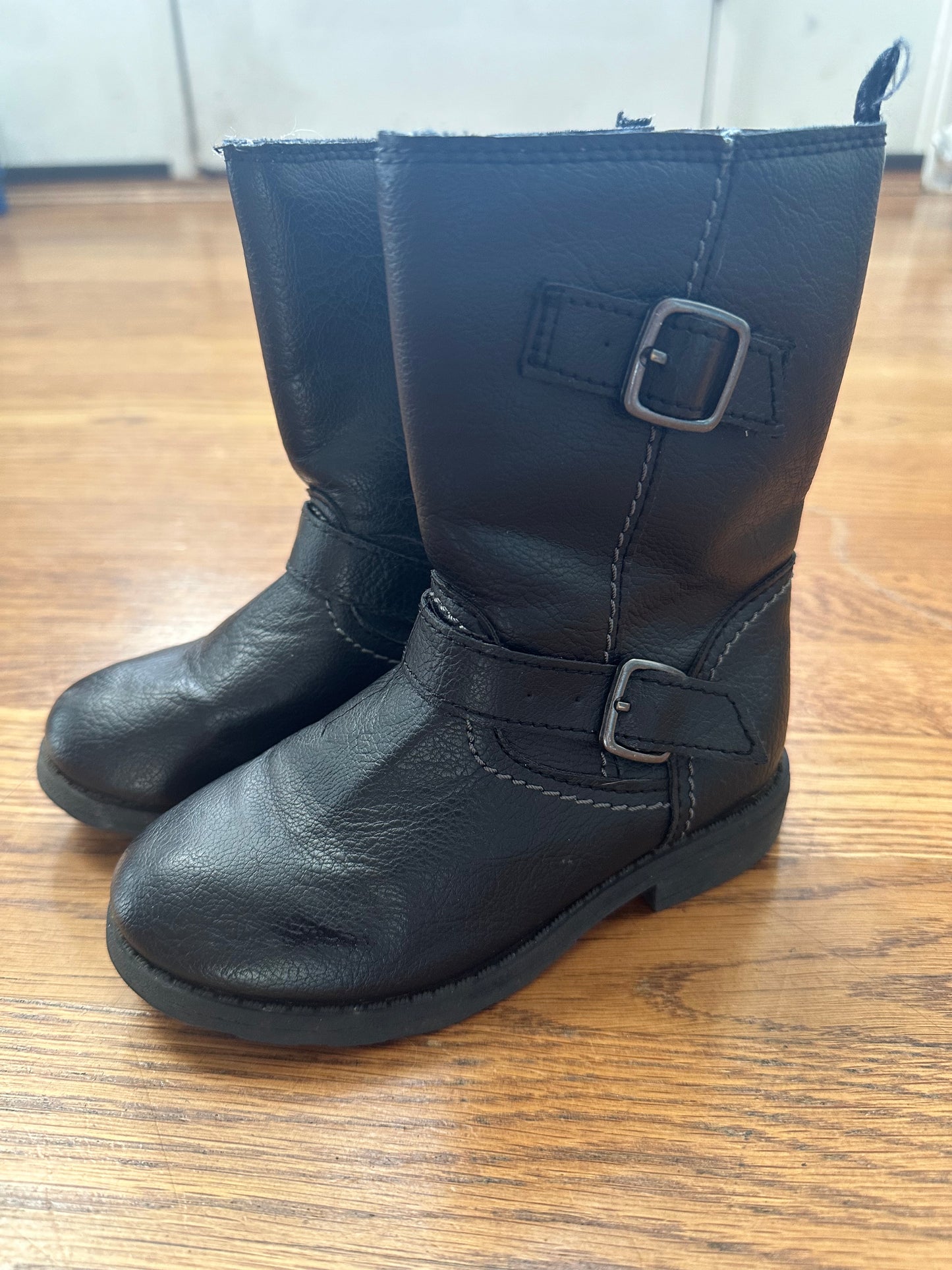 #77 GUC Carter’s Girls Black Riding Boots, Size 10