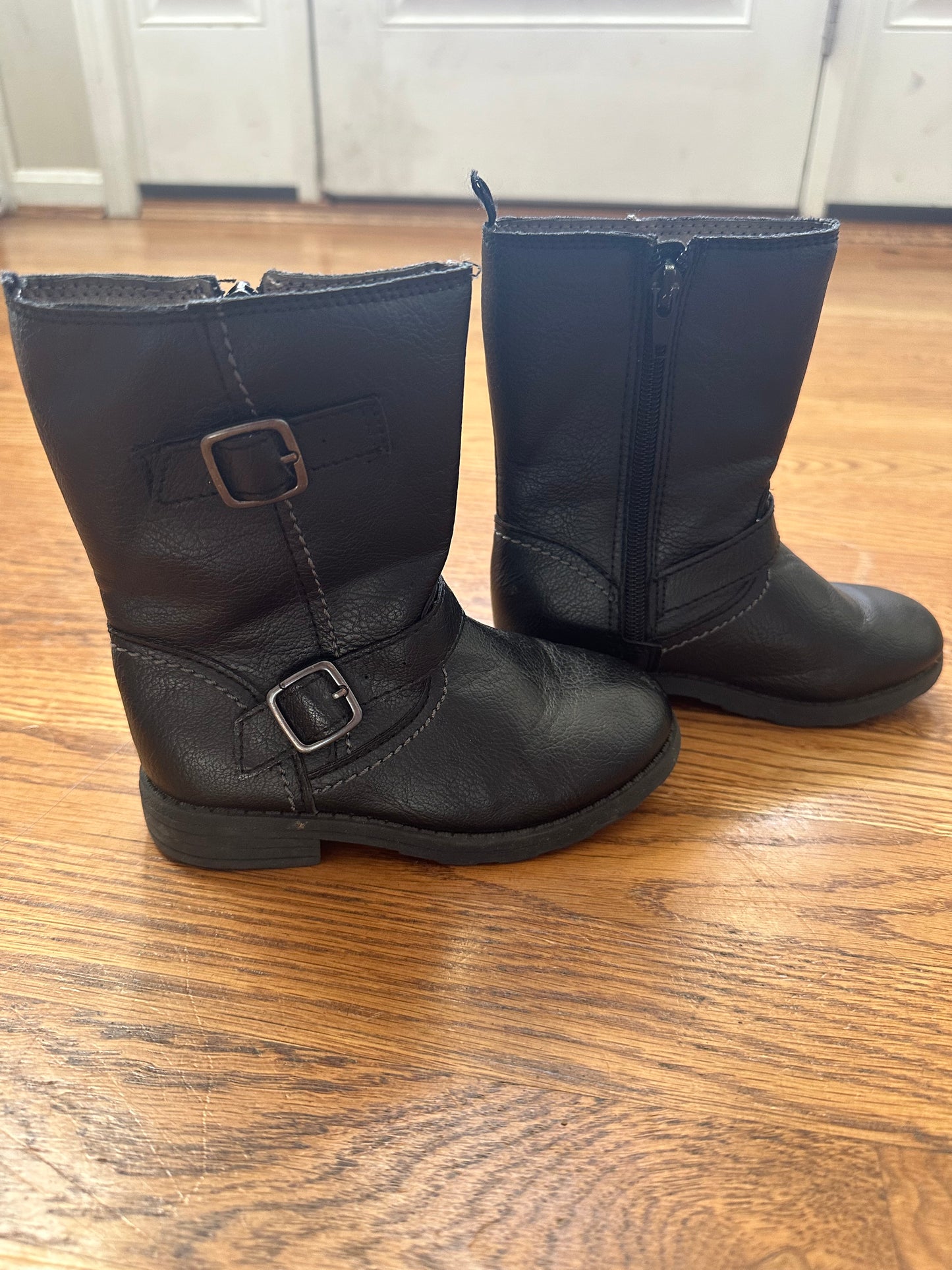 #77 GUC Carter’s Girls Black Riding Boots, Size 10