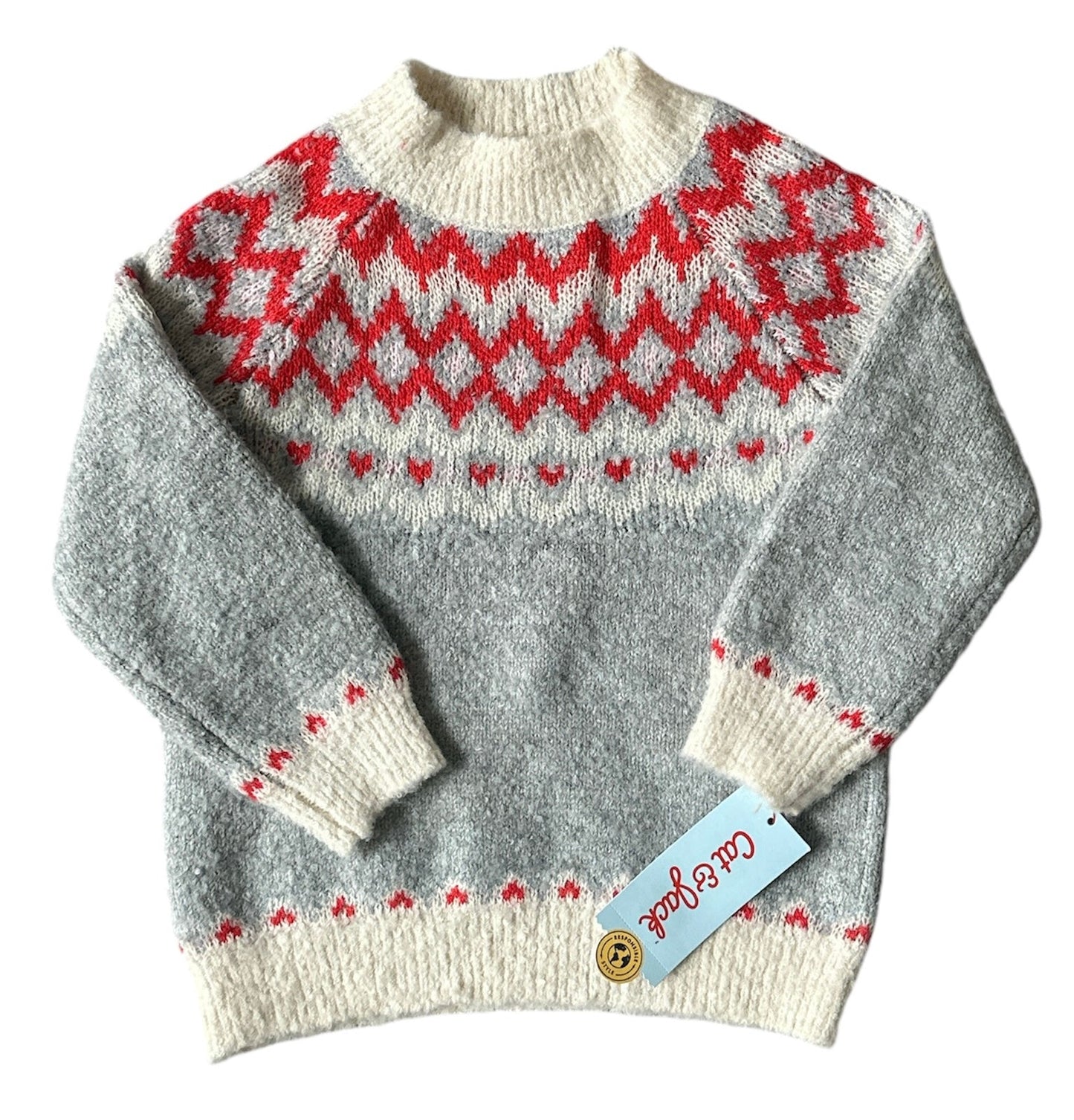 Seller #140 Girls Cat & Jack sweater size 3T NWT