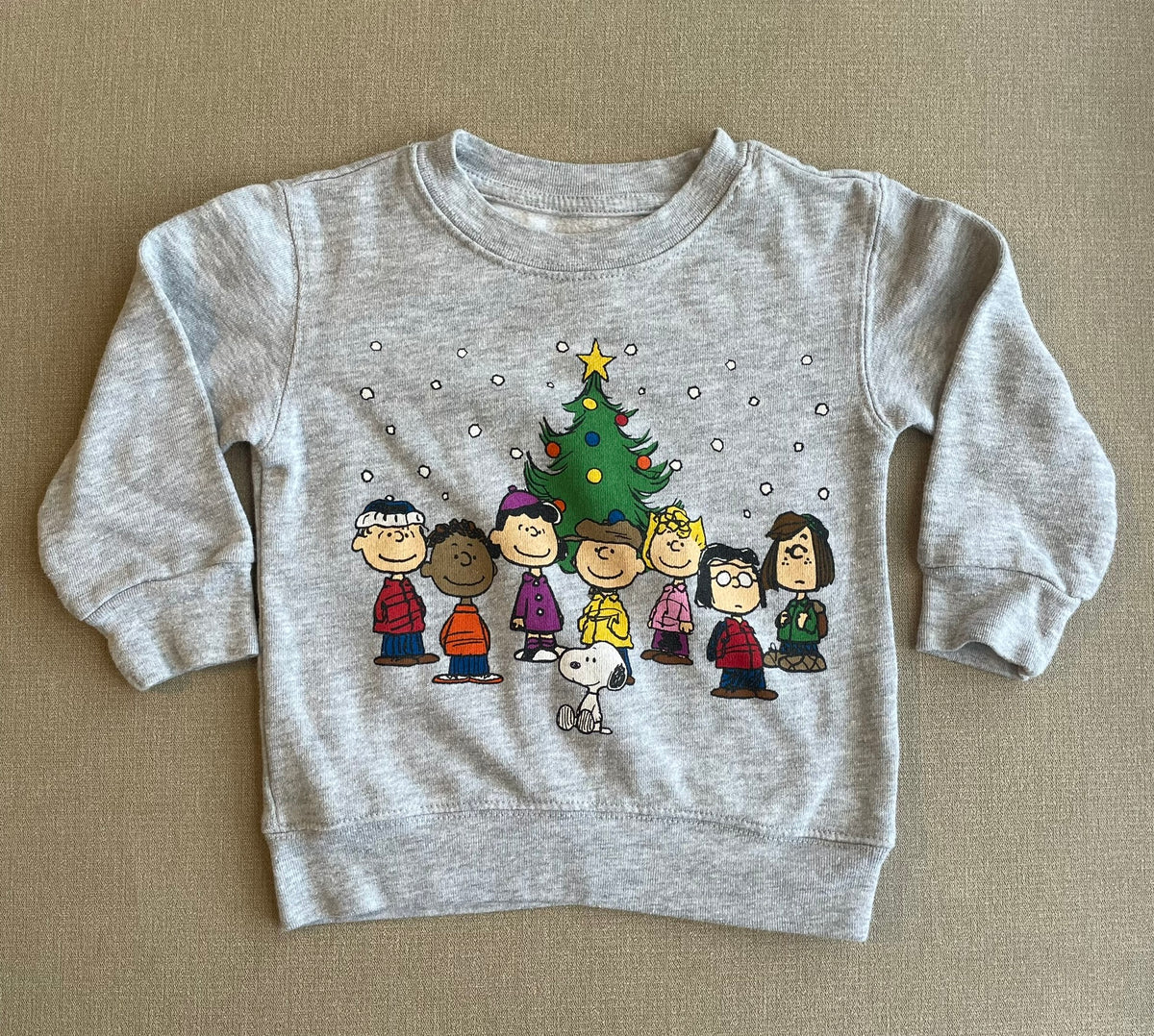 Seller #12 | Peanuts | Charlie Brown Christmas Sweatshirt | Crew Neck | VGUC | Size 2T