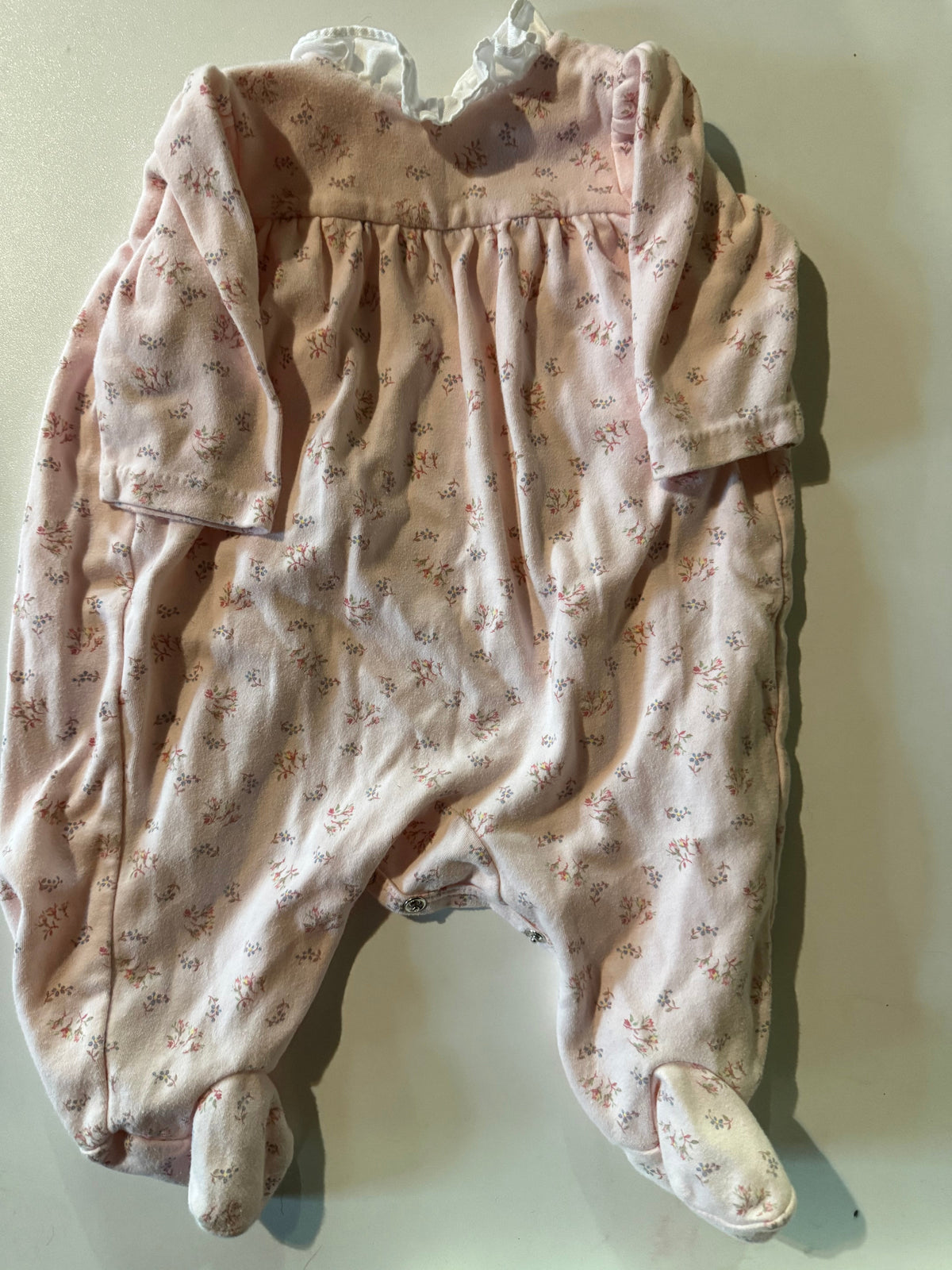 #20 REDUCED!! Girls Ralph Lauren floral sleeper GUC size 6months