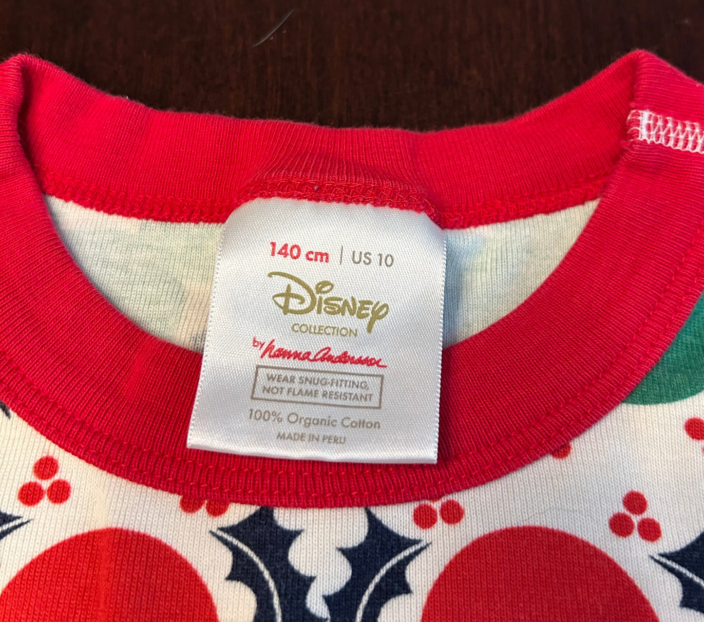 Reduced! Seller #18 Hanna Andersson Disney holiday pjs kids size 10