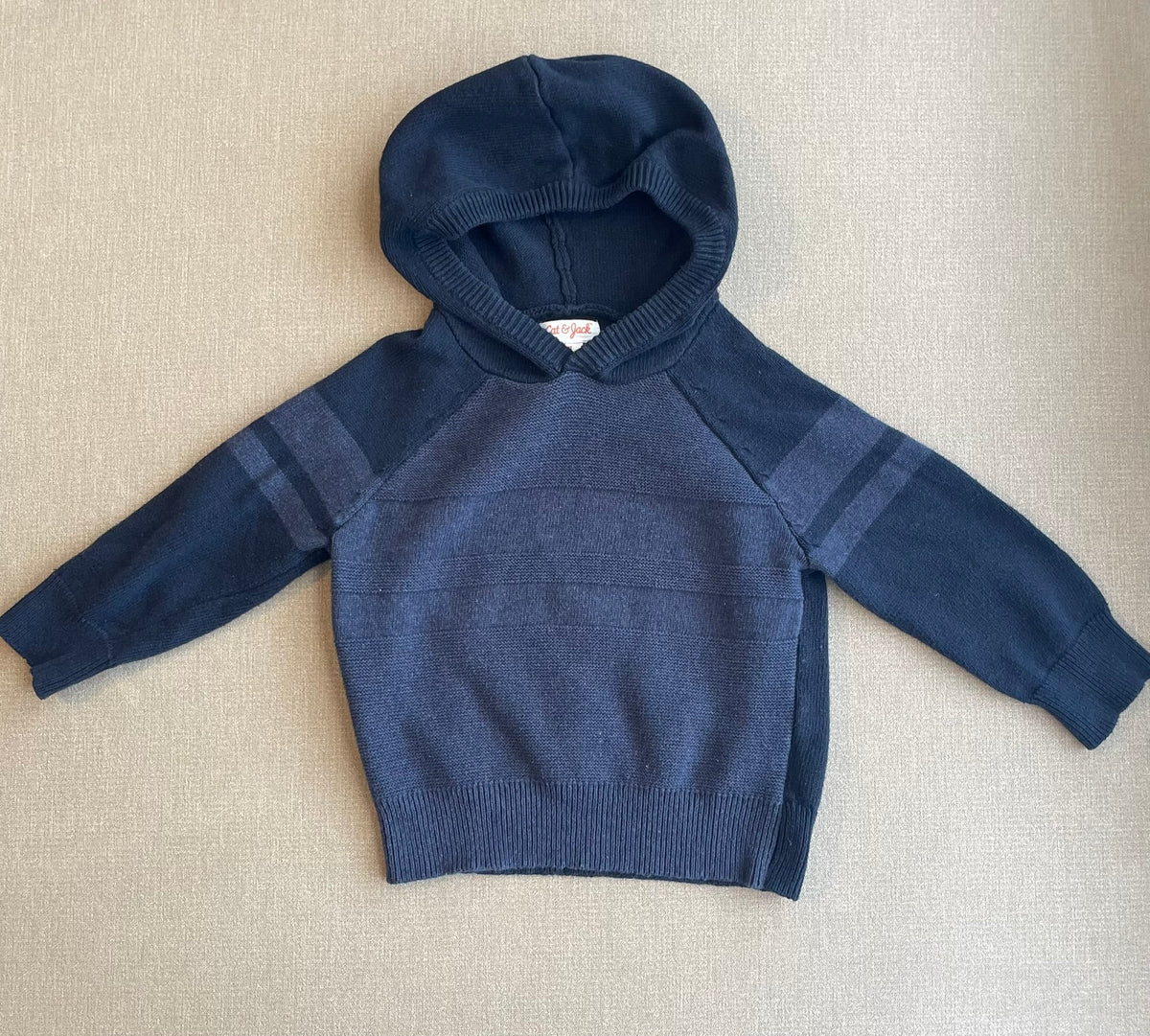 Seller #12 | Cat and Jack | Boys Blue and Dark Navy Hooded, Lightweight, Sweatshirt | VGUC | Size 2T