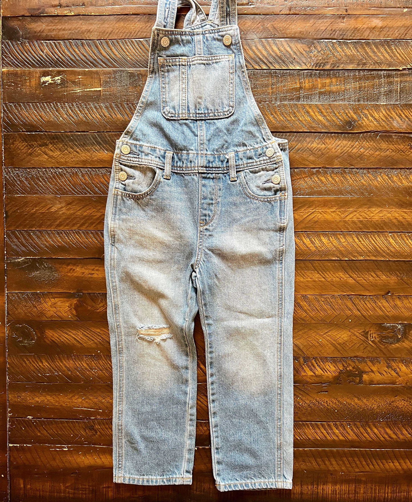134 Old Navy Girls Jean Overalls 5T