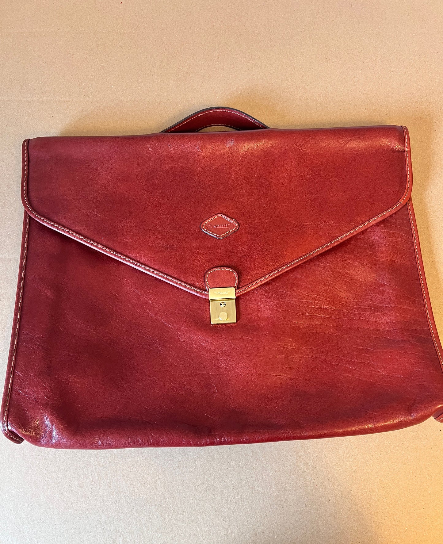 #176 - i santi, made it italy leather briefcase