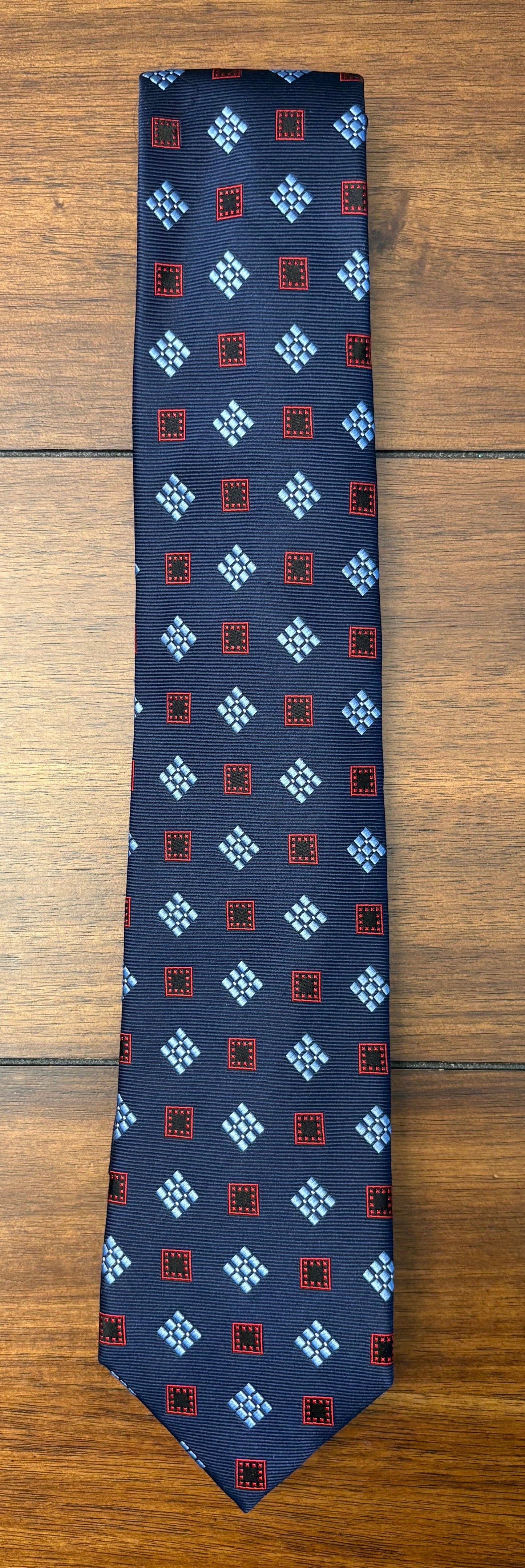 #201 Jos A Bank Men's Navy Tie NWT