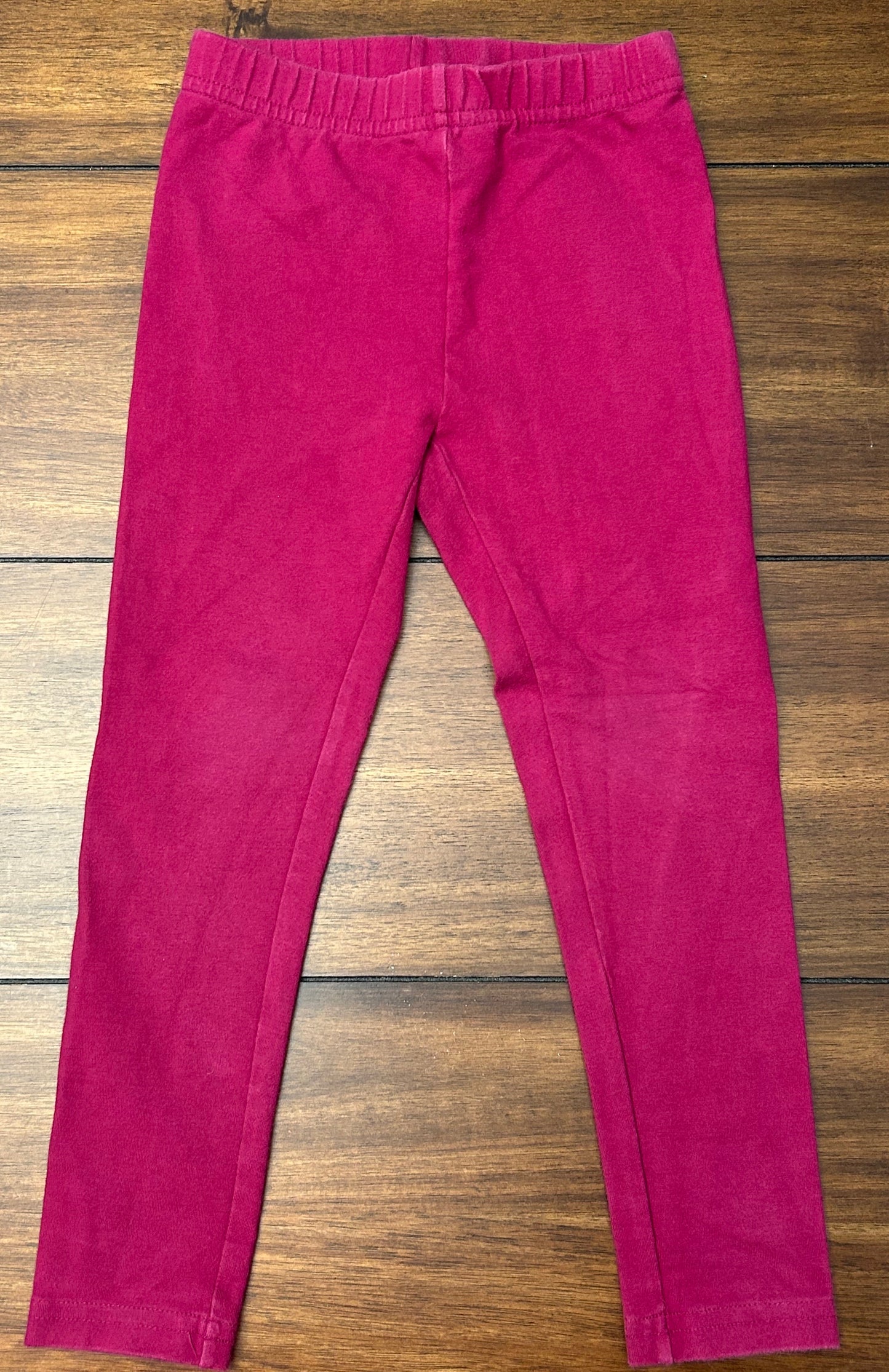 #201 Hanna Andersson Girls Size 4 (100) Mauve Solid Leggings