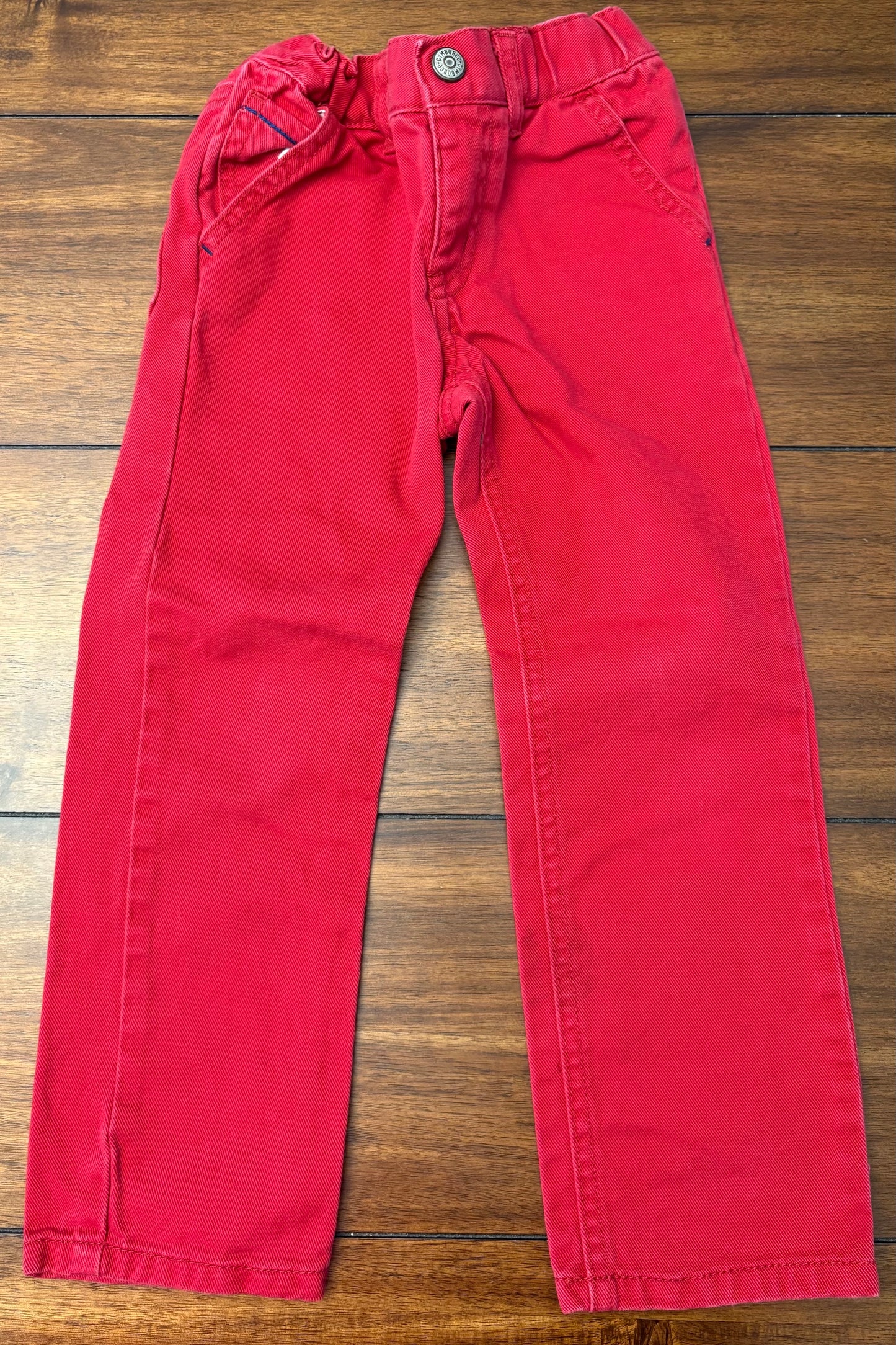 #201 Gymboree Boys Size 4T Red Denim Jeans