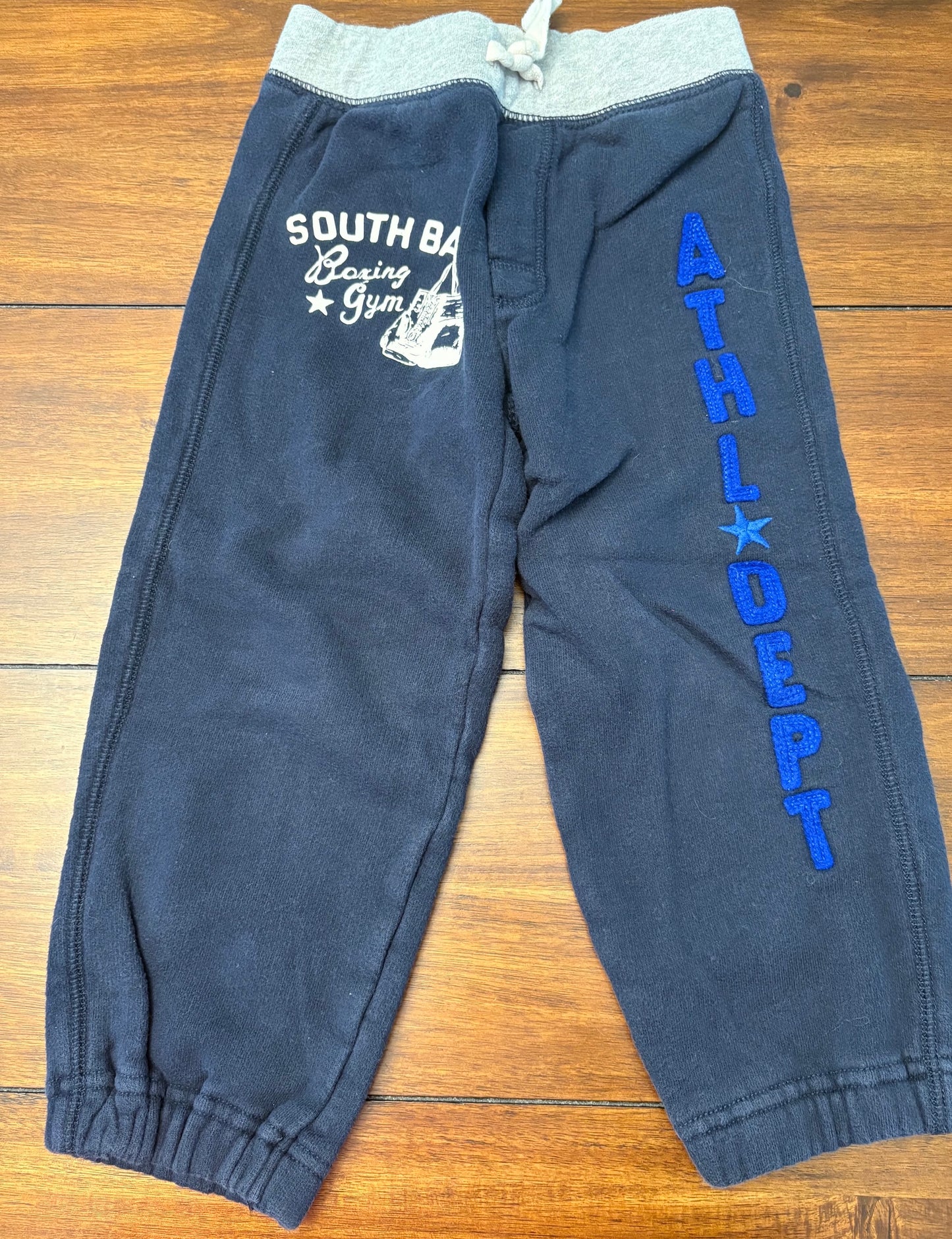 #201 Baby Gap Boys Size 4T Navy Sweatpants