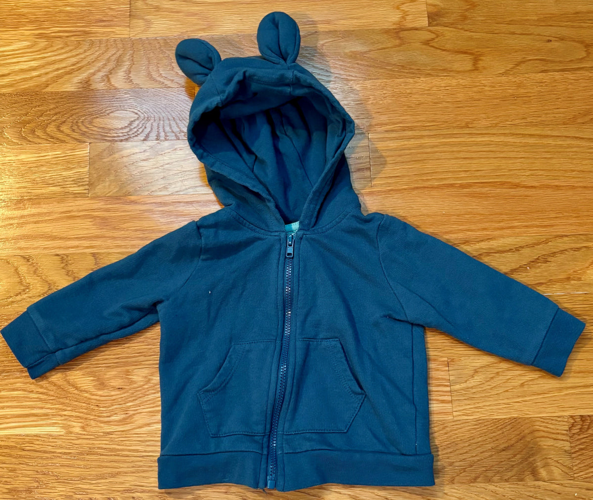 #69 Blue Jacket with Ears 3-6M