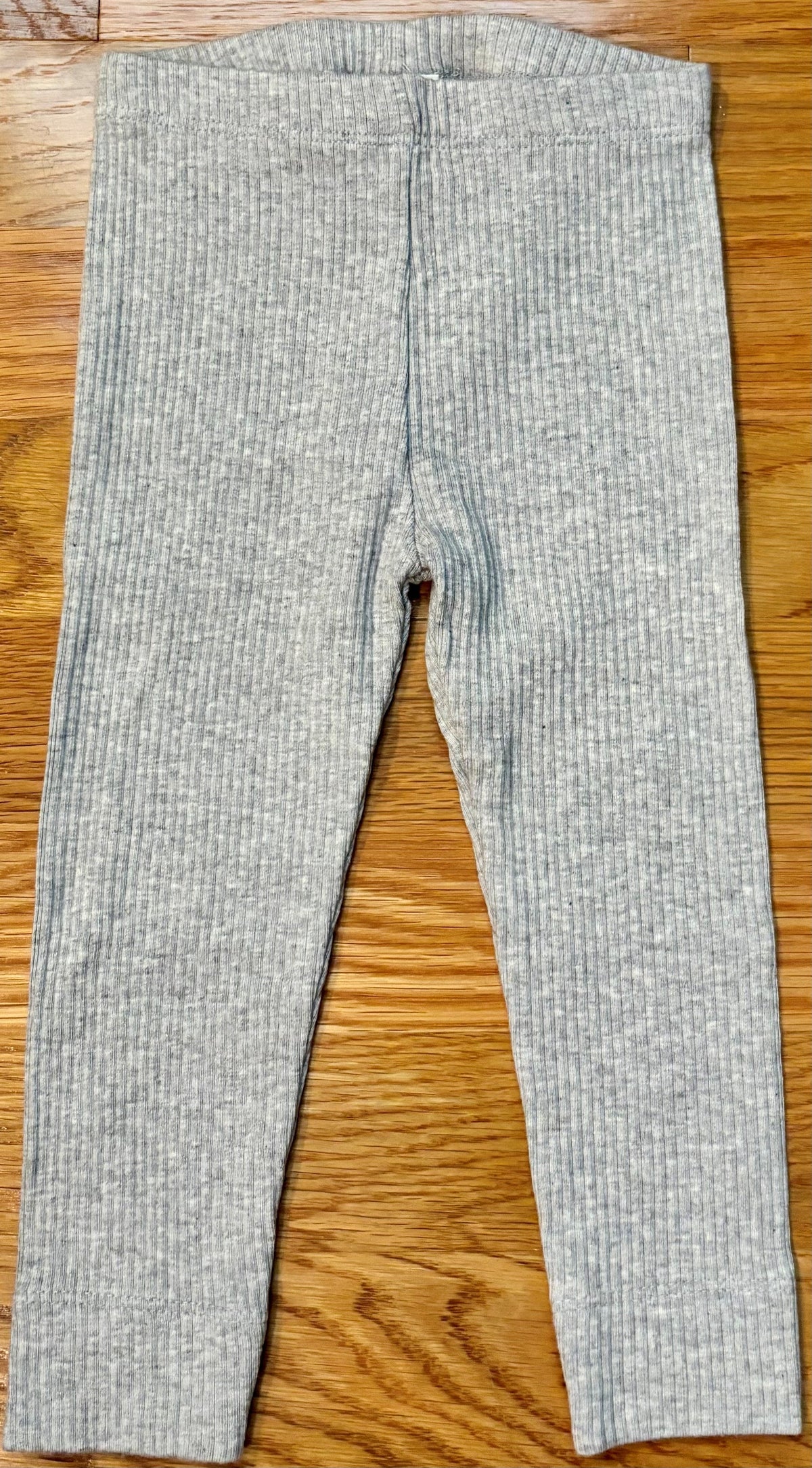 #69 Jamie Kay Grey Ribbed Leggings 3-6M