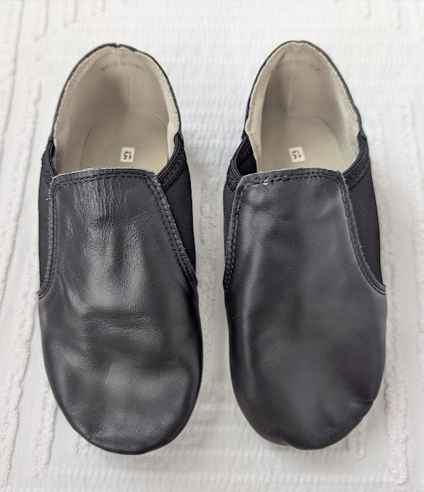 #164 - Linodes - Girl's 1.5 Leather Jazz Shoe Slip On (EUC)