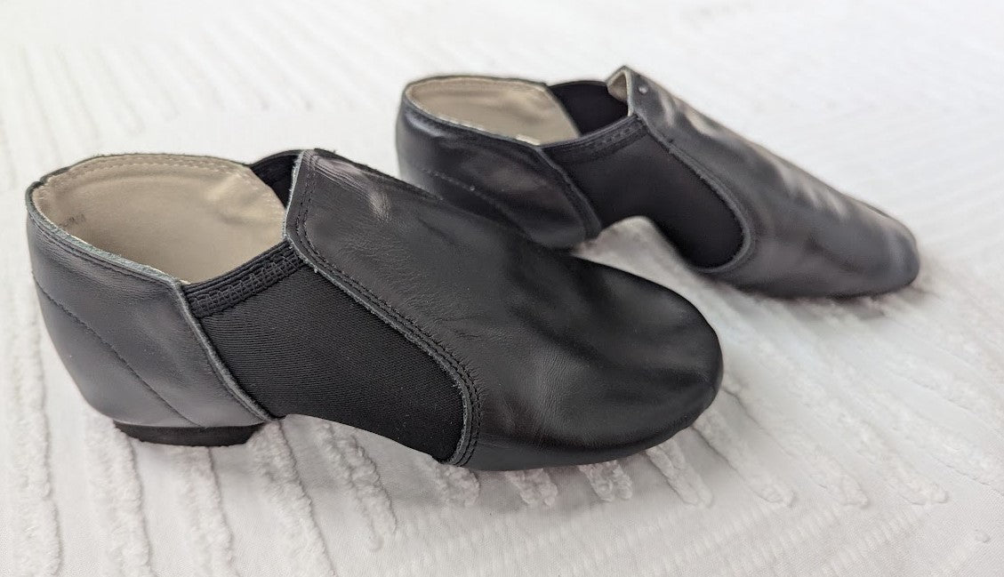 #164 - Linodes - Girl's 1.5 Leather Jazz Shoe Slip On (EUC)