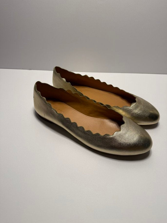 Seller 229 - Jcrew size 7 gold flats