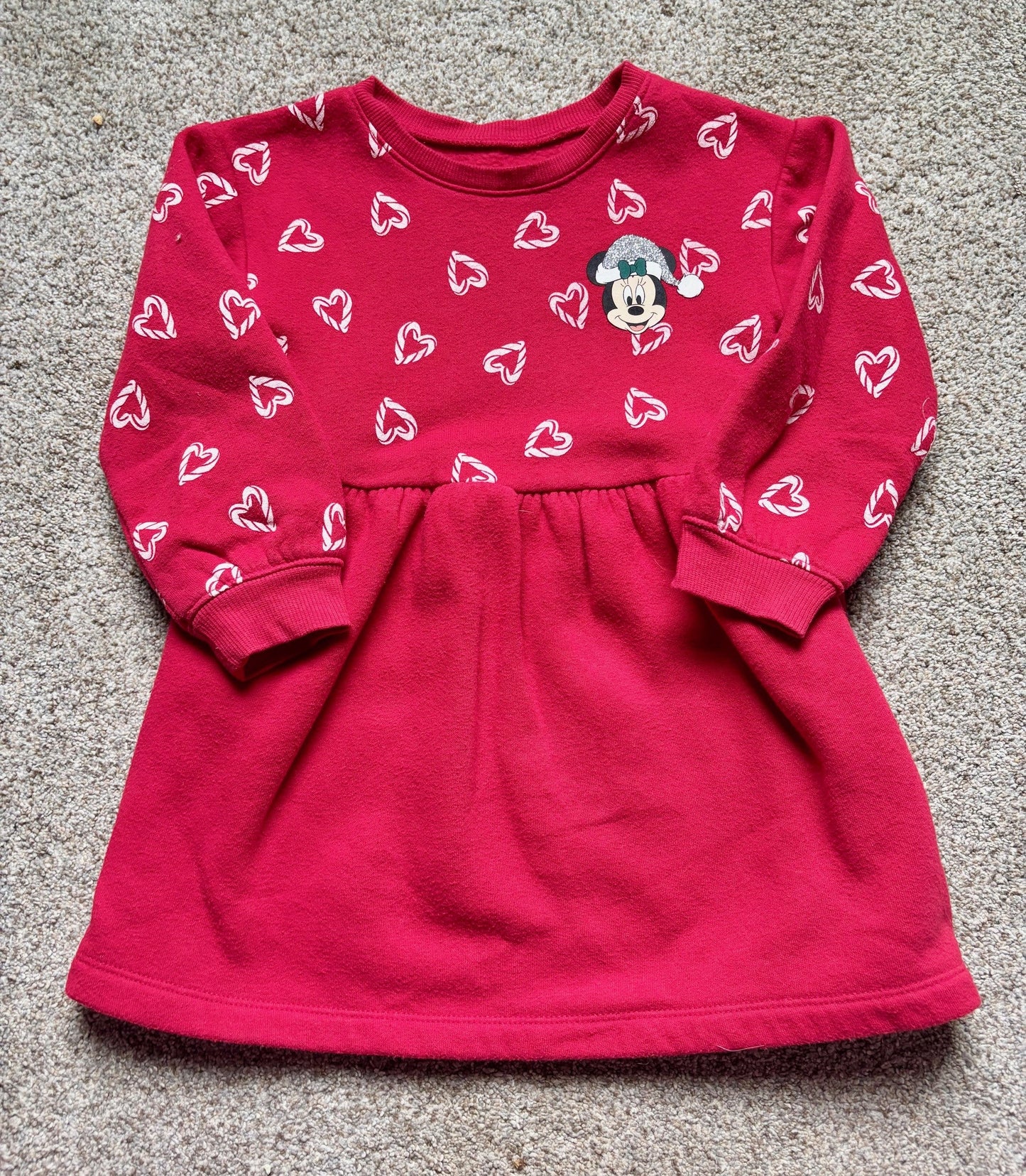 #43 Jumping Bean Sweatshirt Dress Girls 2T VGUC