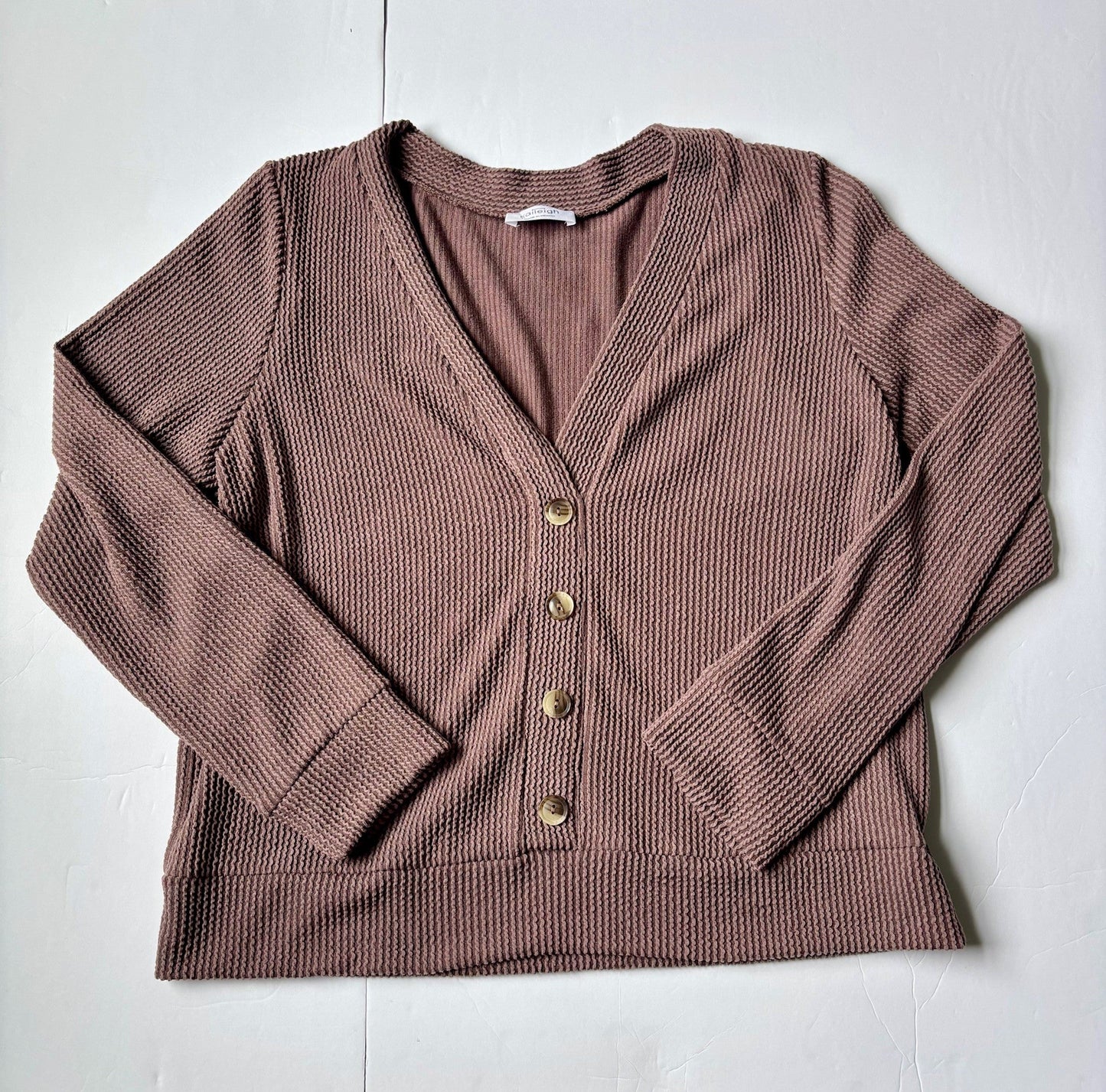 #43 Kaileigh (Stitch Fix) Titania Button Detail Knit Top Women's XL NWOT
