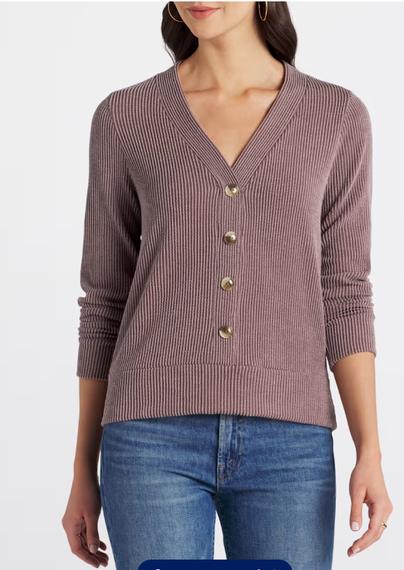 #43 Kaileigh (Stitch Fix) Titania Button Detail Knit Top Women's XL NWOT