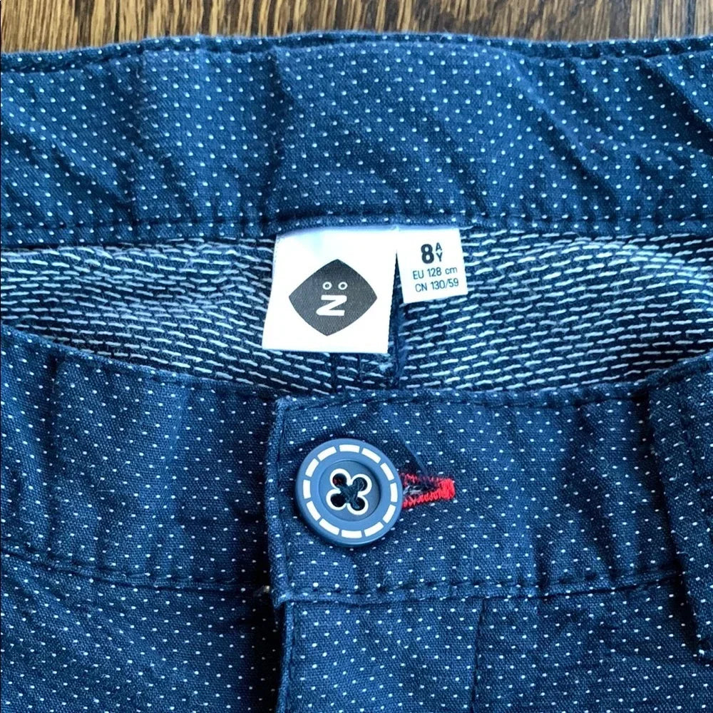 #48 - Parisian Kids Blue Trouser Pants - Boys 8